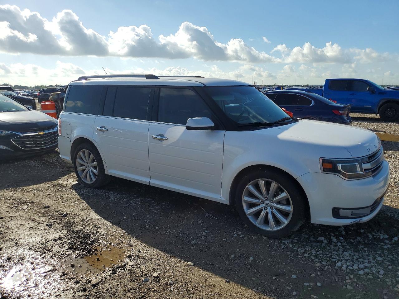 2014 Ford Flex Limited Белый vin: 2FMHK6DT1EBD39730