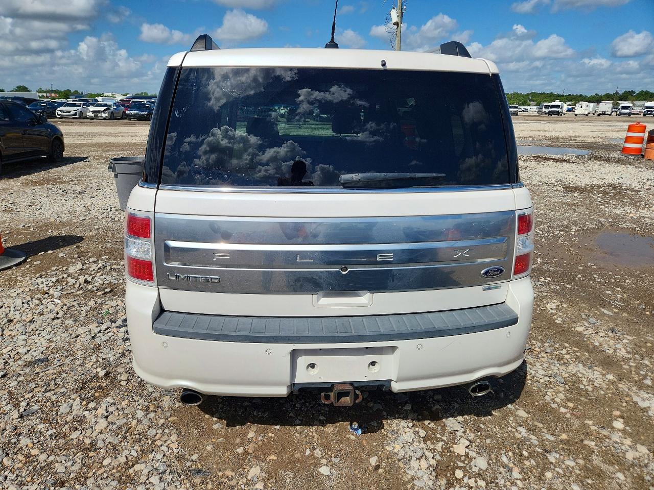 2014 Ford Flex Limited Белый vin: 2FMHK6DT1EBD39730