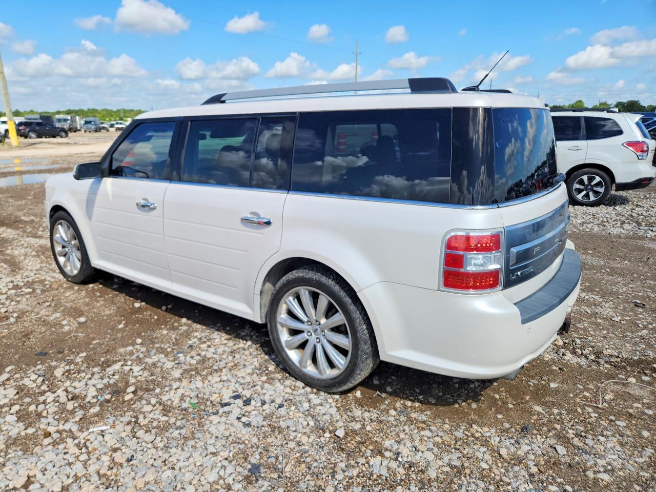 2014 Ford Flex Limited Белый vin: 2FMHK6DT1EBD39730