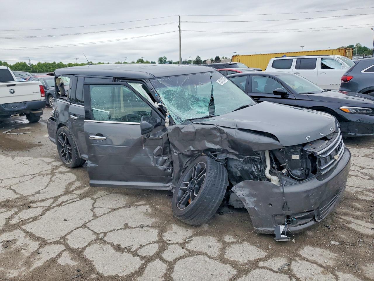 2015 Ford Flex Limited Угольный vin: 2FMHK6DT1FBA06283