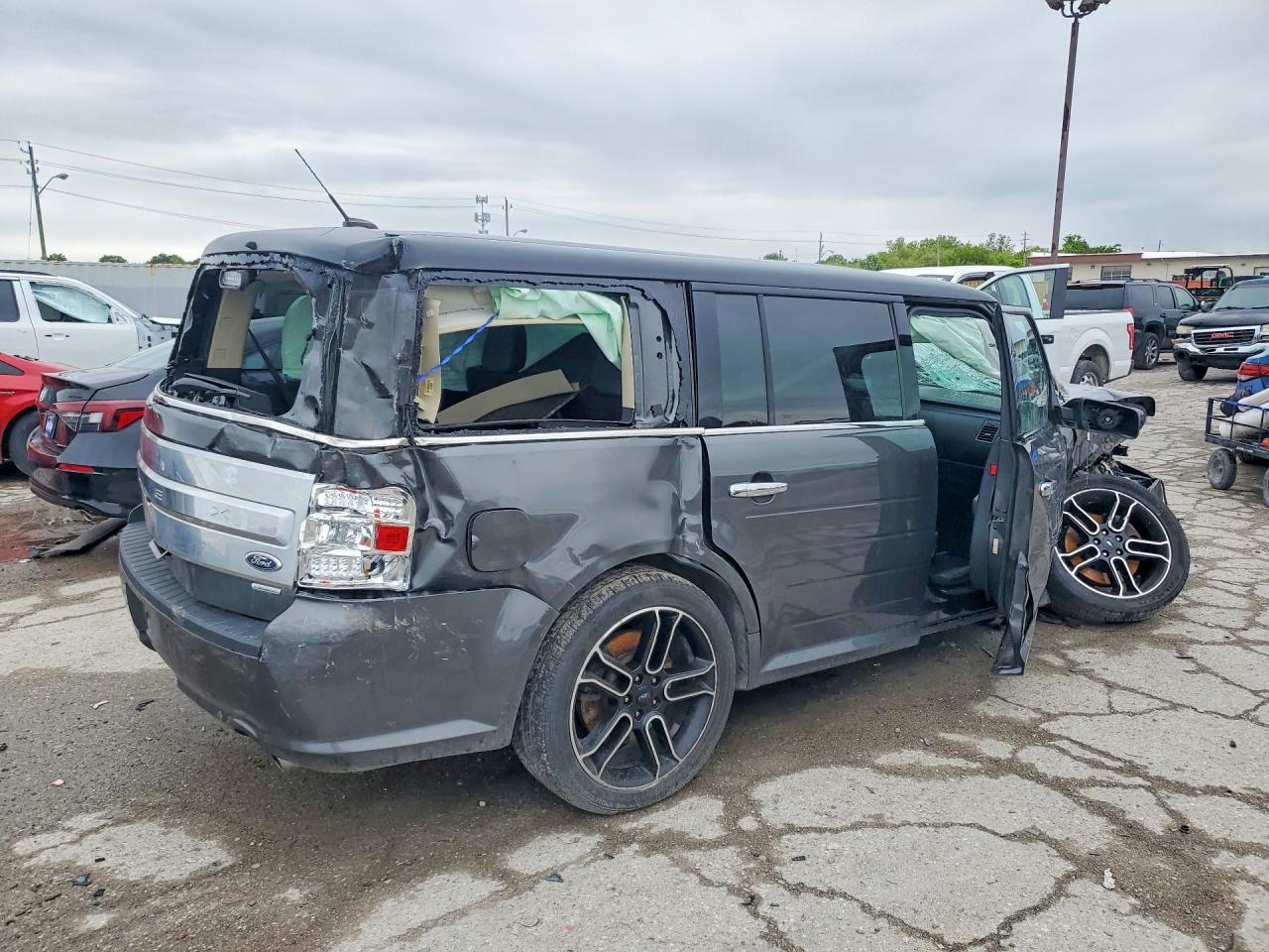 2015 Ford Flex Limited Угольный vin: 2FMHK6DT1FBA06283