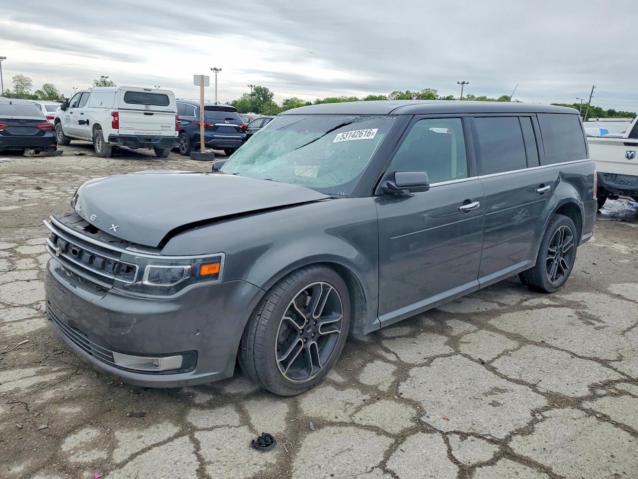 2015 Ford Flex Limited Угольный vin: 2FMHK6DT1FBA06283