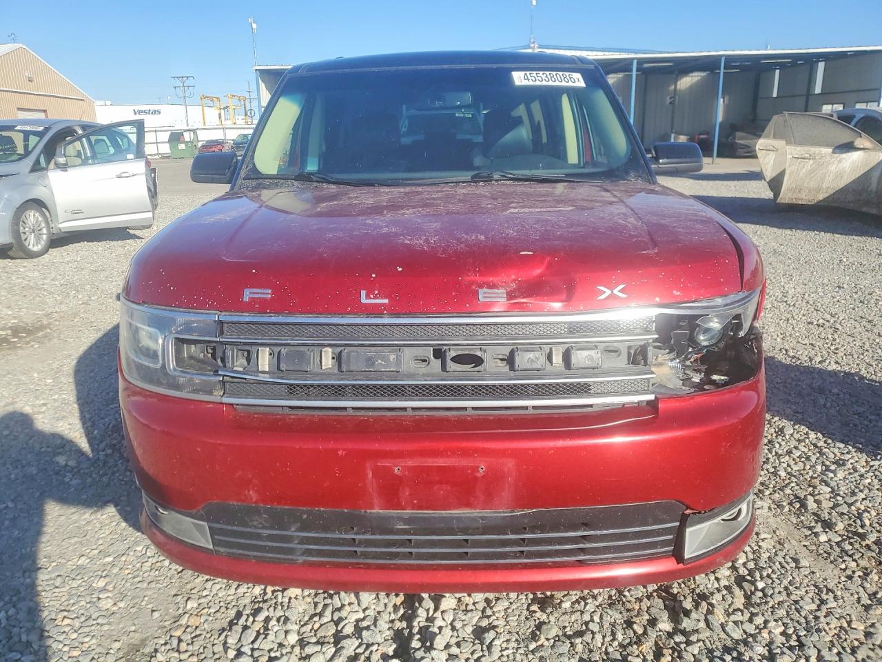 2015 Ford Flex Limited Maroon vin: 2FMHK6DT1FBA15095