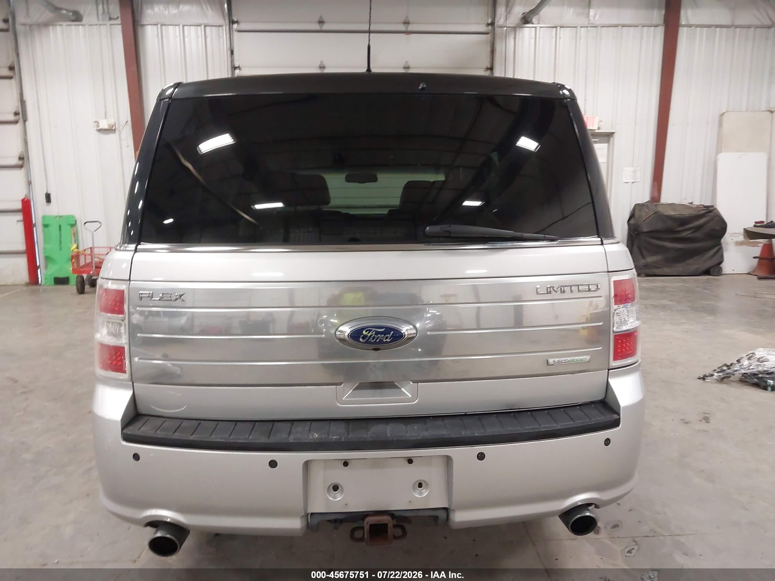 2011 Ford Flex Limited Silver vin: 2FMHK6DT2BBD28957