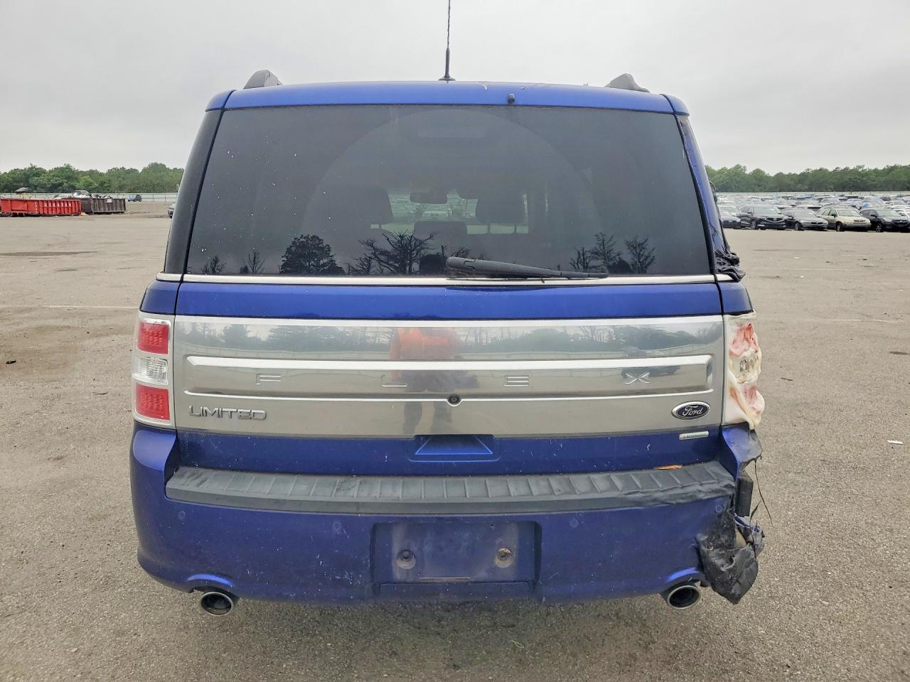 2013 Ford Flex Limited Blue vin: 2FMHK6DT2DBD38939
