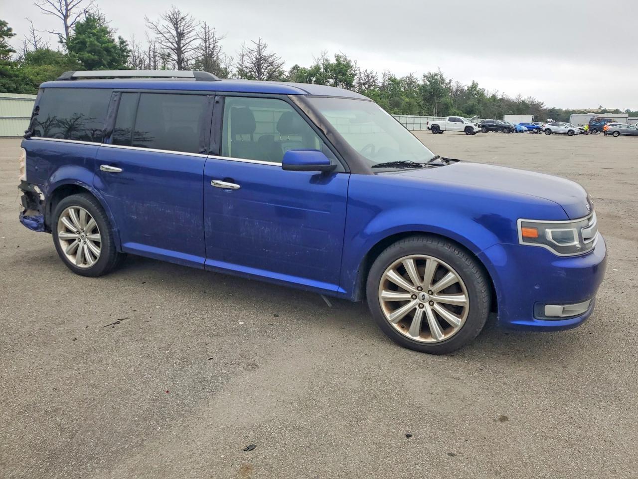 2013 Ford Flex Limited Blue vin: 2FMHK6DT2DBD38939