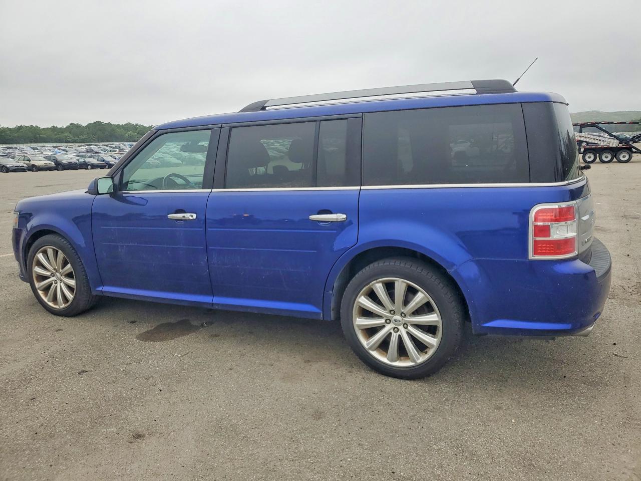 2013 Ford Flex Limited Blue vin: 2FMHK6DT2DBD38939