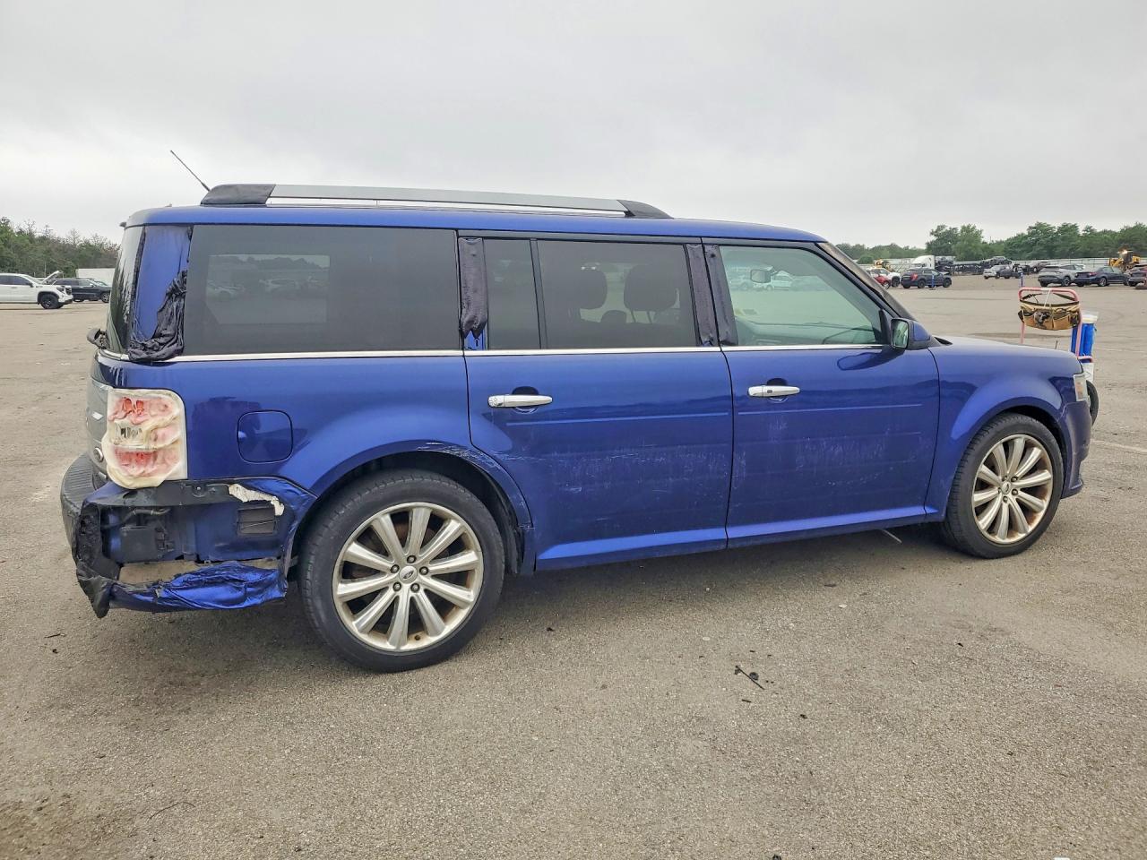 2013 Ford Flex Limited Blue vin: 2FMHK6DT2DBD38939