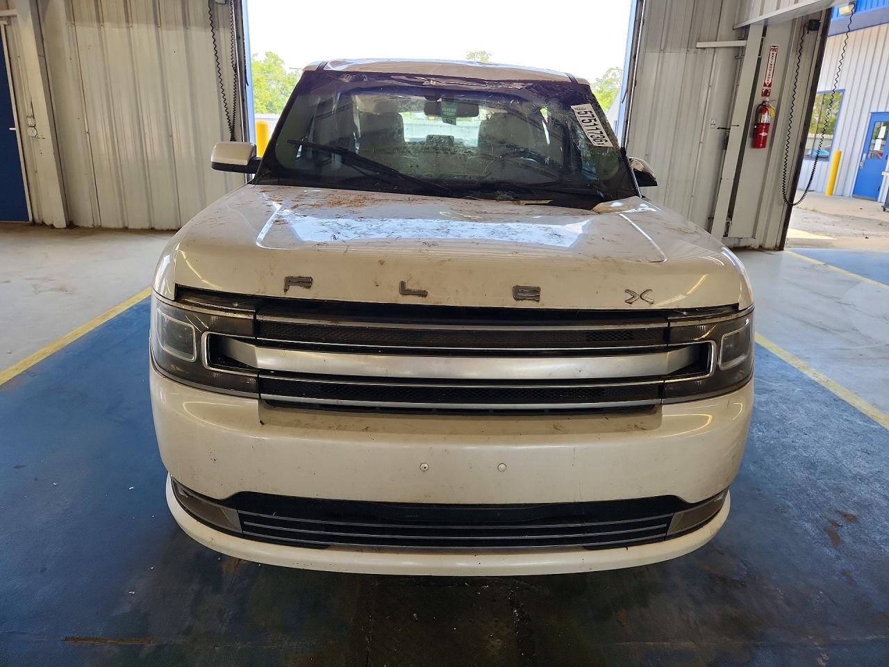 2014 Ford Flex Limited White vin: 2FMHK6DT2EBD30275