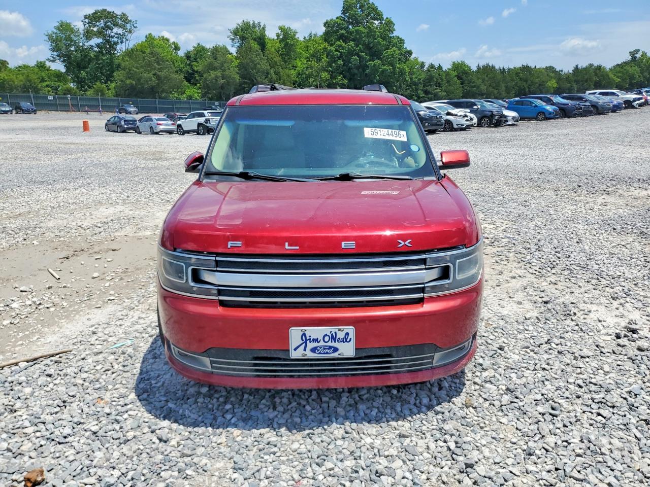 2014 Ford Flex Limited Красный vin: 2FMHK6DT2EBD37159