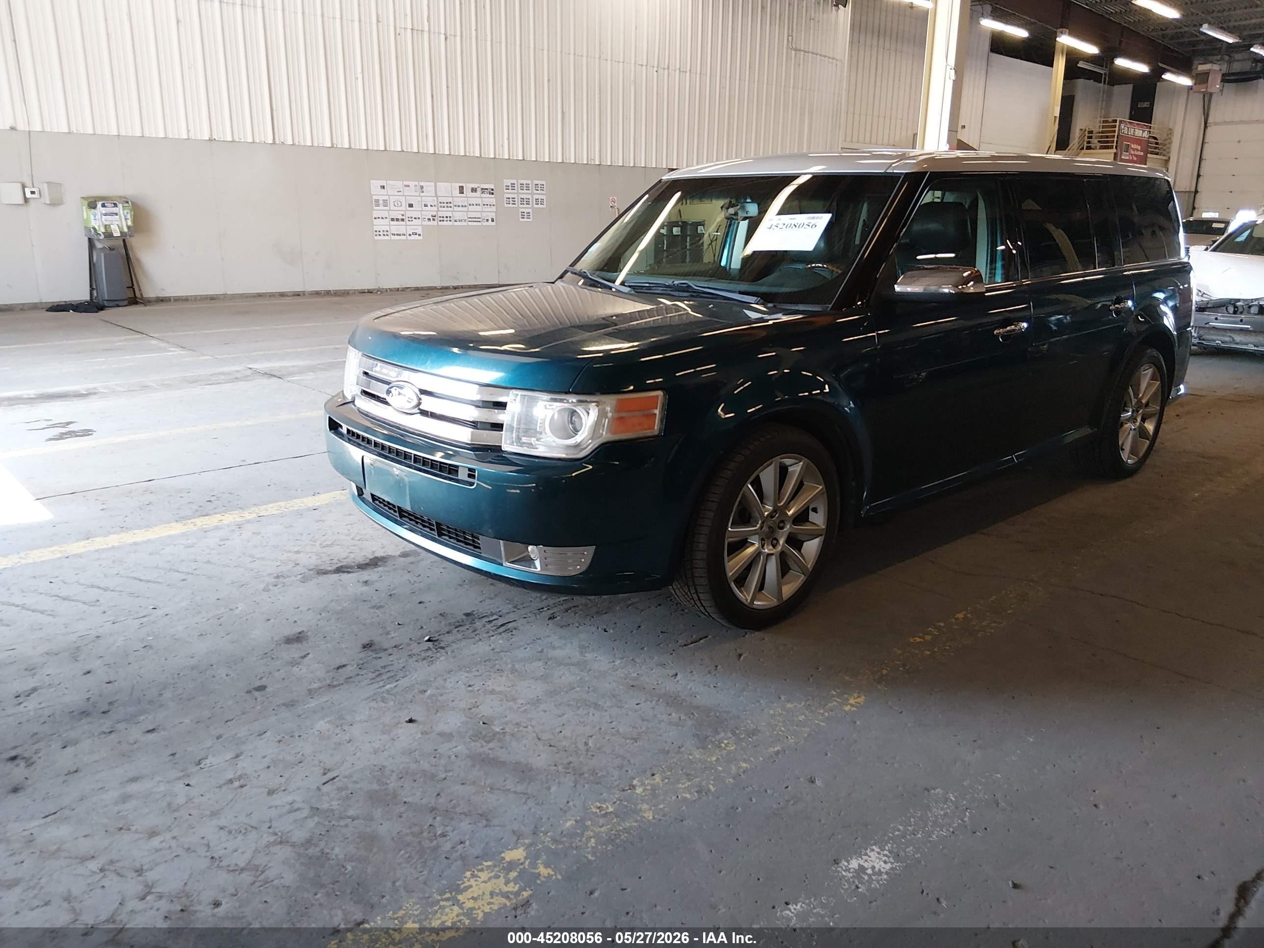 2011 Ford Flex Limited Turquoise vin: 2FMHK6DT3BBD06689