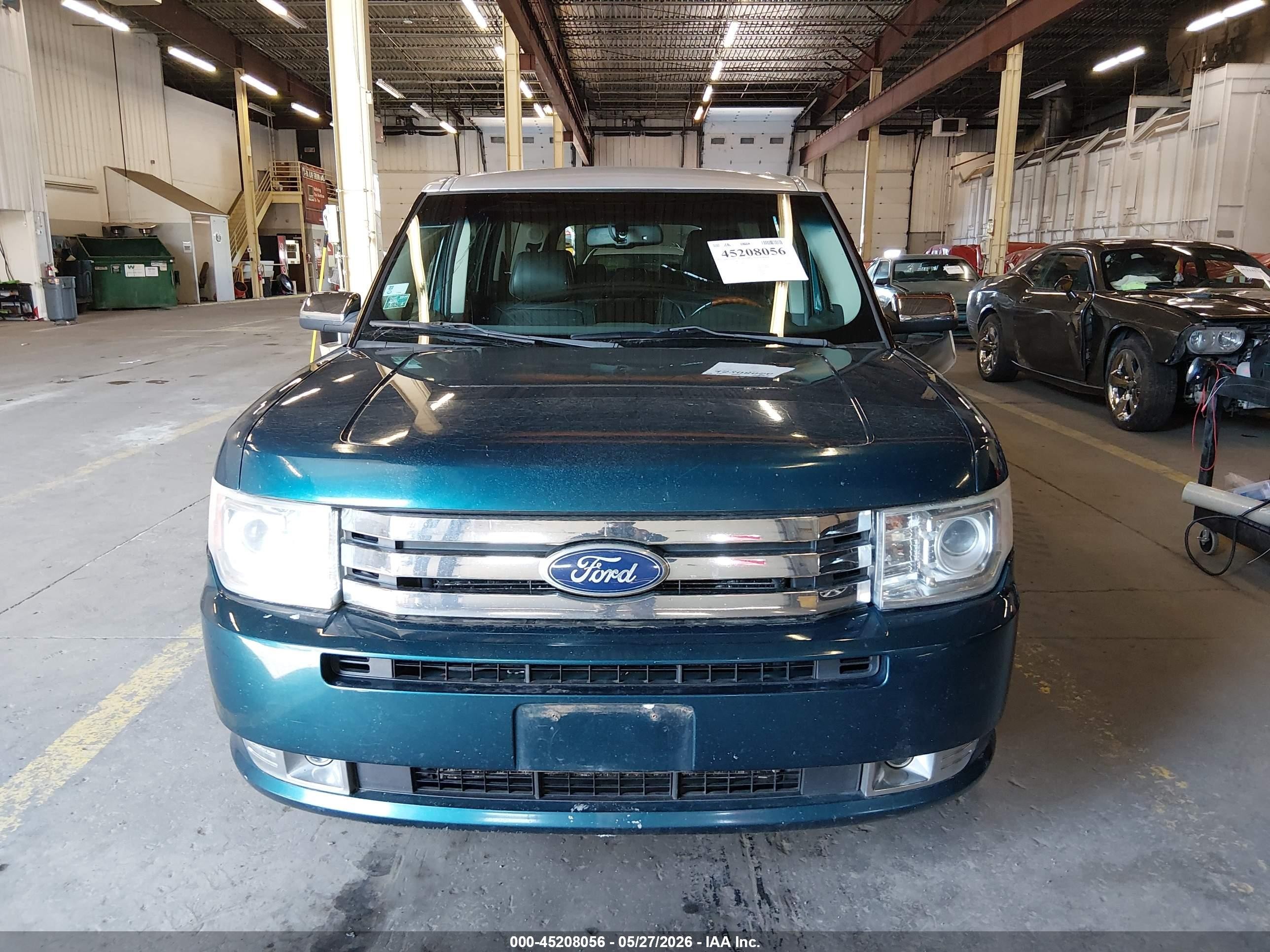 2011 Ford Flex Limited Turquoise vin: 2FMHK6DT3BBD06689
