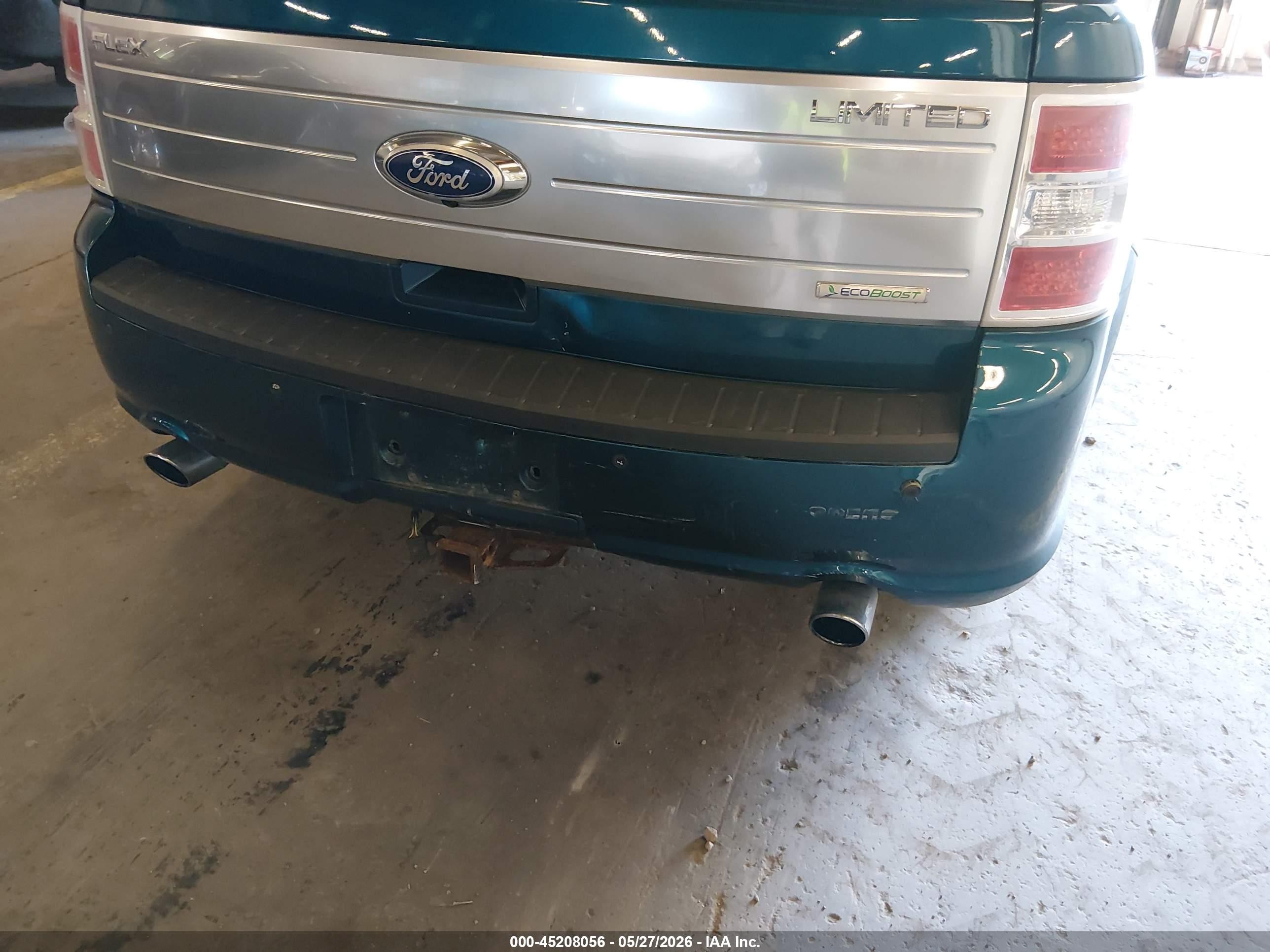 2011 Ford Flex Limited Turquoise vin: 2FMHK6DT3BBD06689