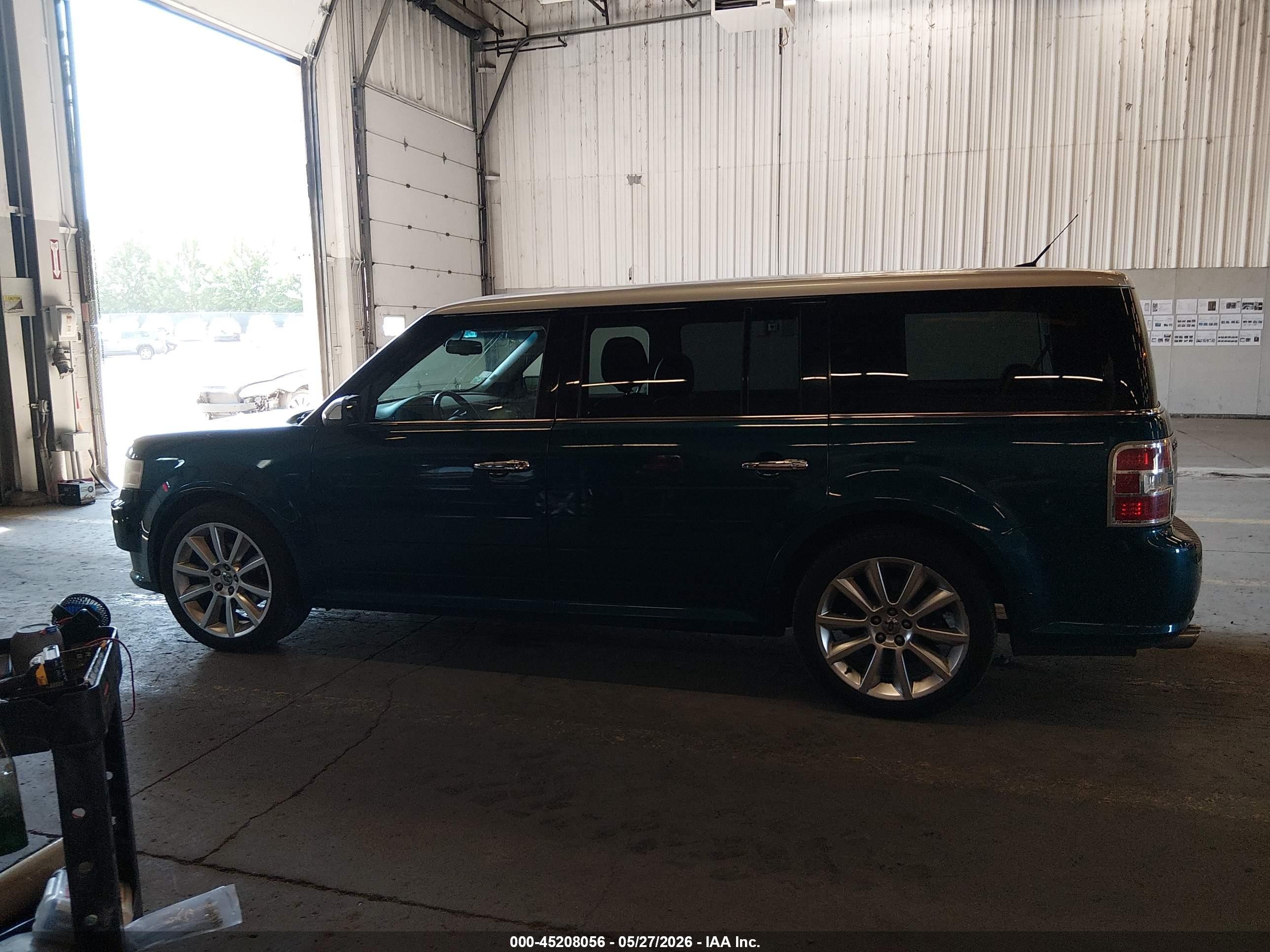 2011 Ford Flex Limited Turquoise vin: 2FMHK6DT3BBD06689