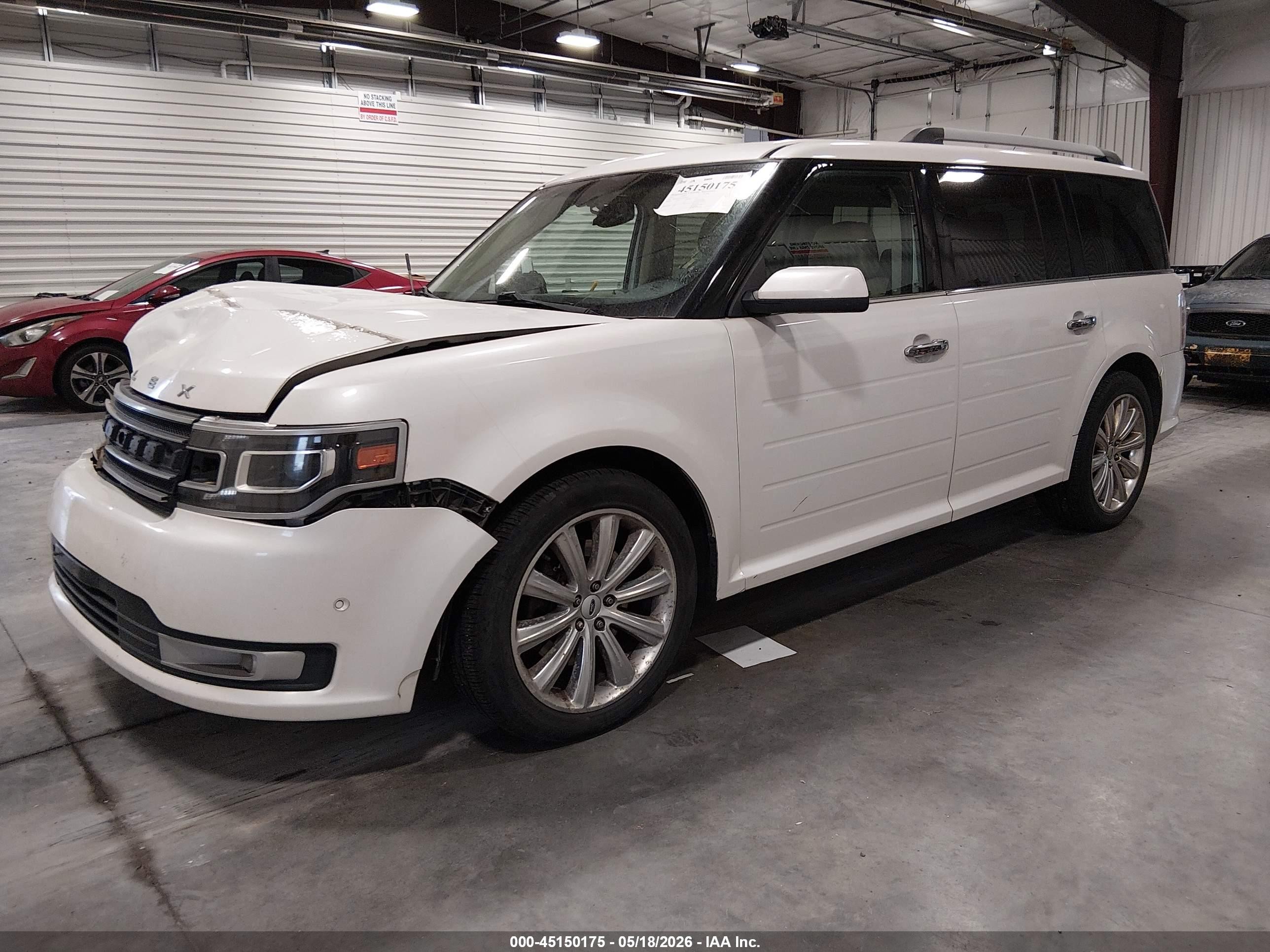 2013 Ford Flex Limited Белый vin: 2FMHK6DT3DBD28405