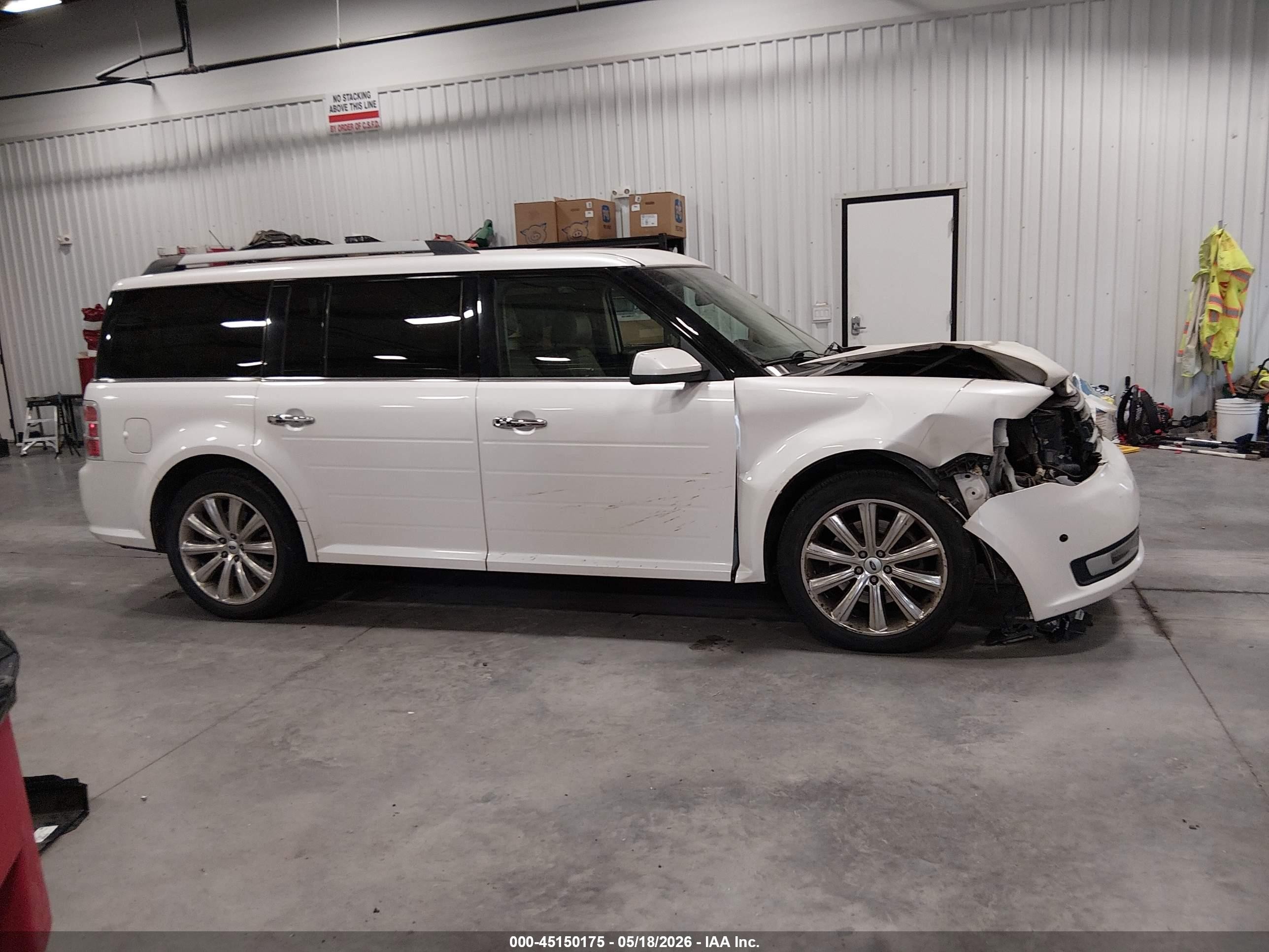 2013 Ford Flex Limited Белый vin: 2FMHK6DT3DBD28405