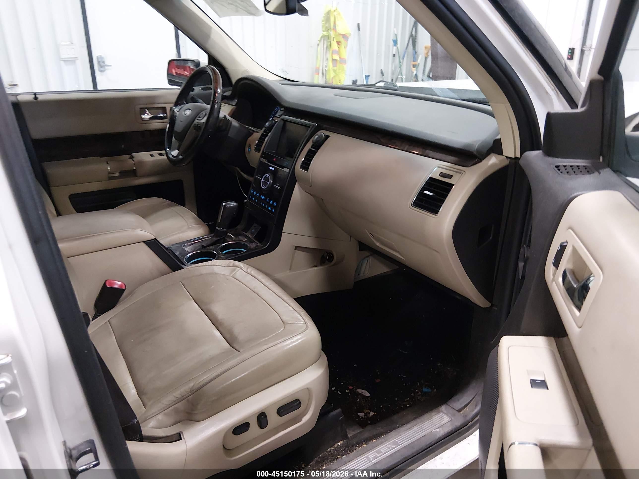 2013 Ford Flex Limited Белый vin: 2FMHK6DT3DBD28405