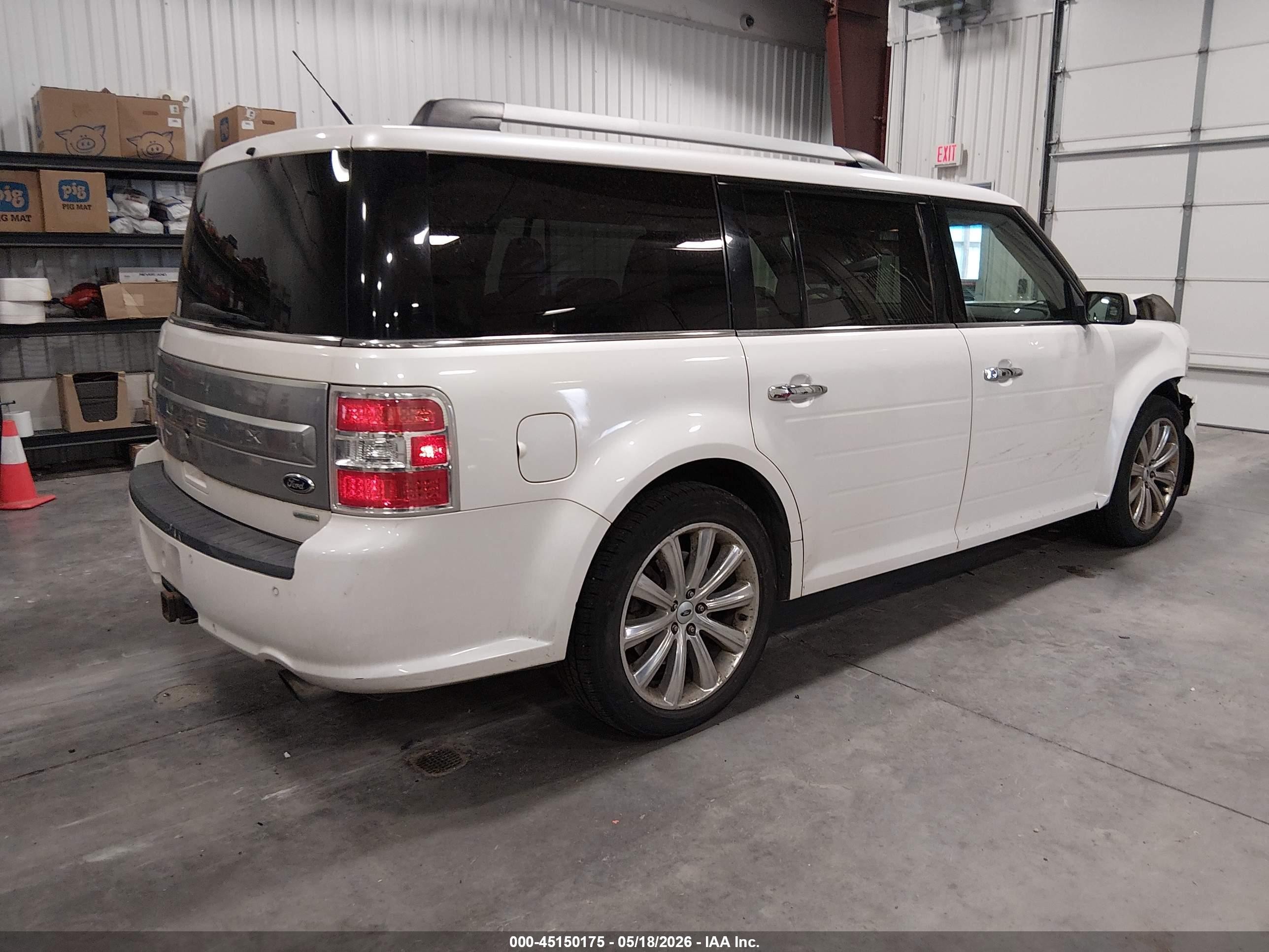 2013 Ford Flex Limited Белый vin: 2FMHK6DT3DBD28405