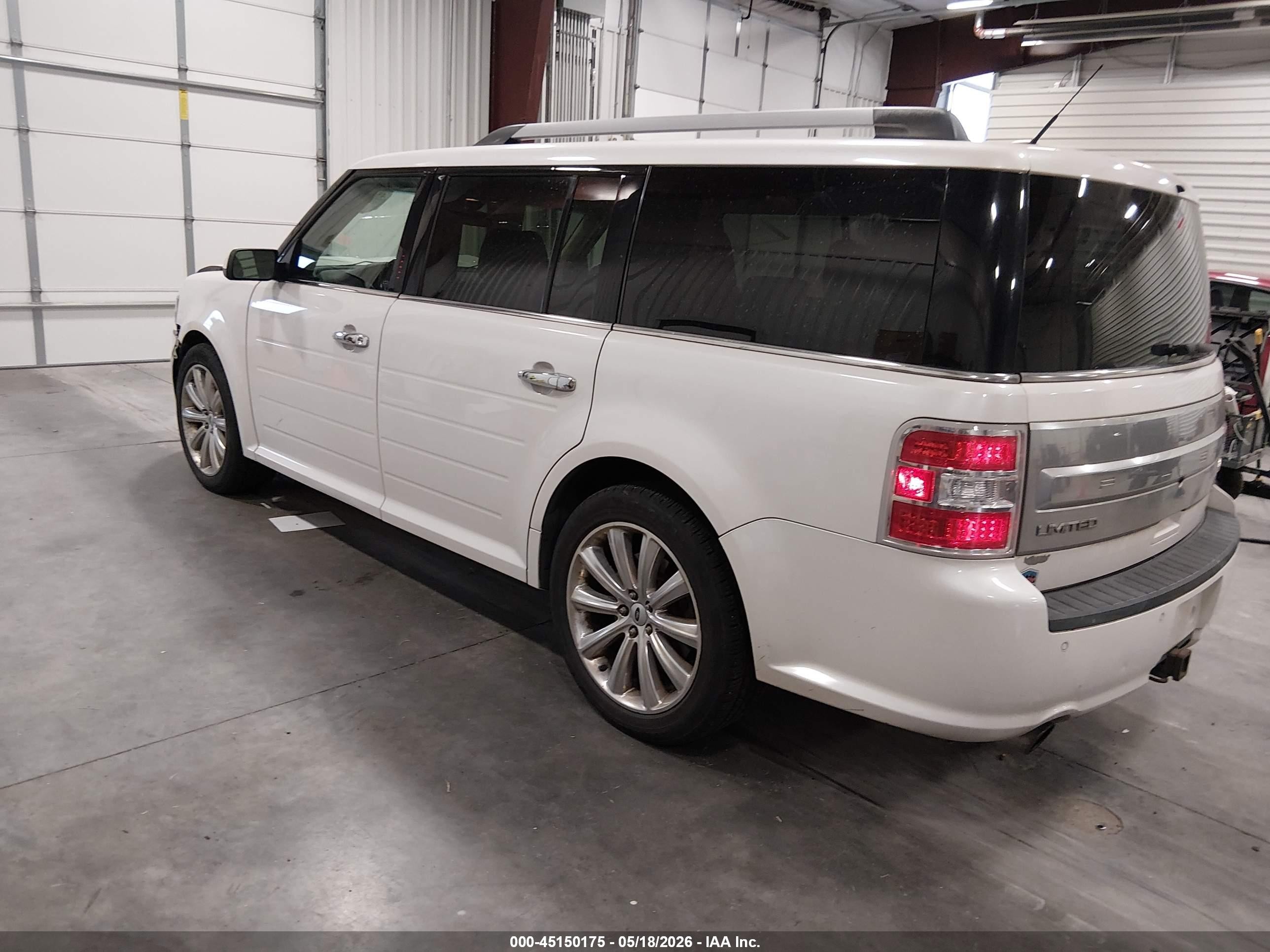 2013 Ford Flex Limited Белый vin: 2FMHK6DT3DBD28405