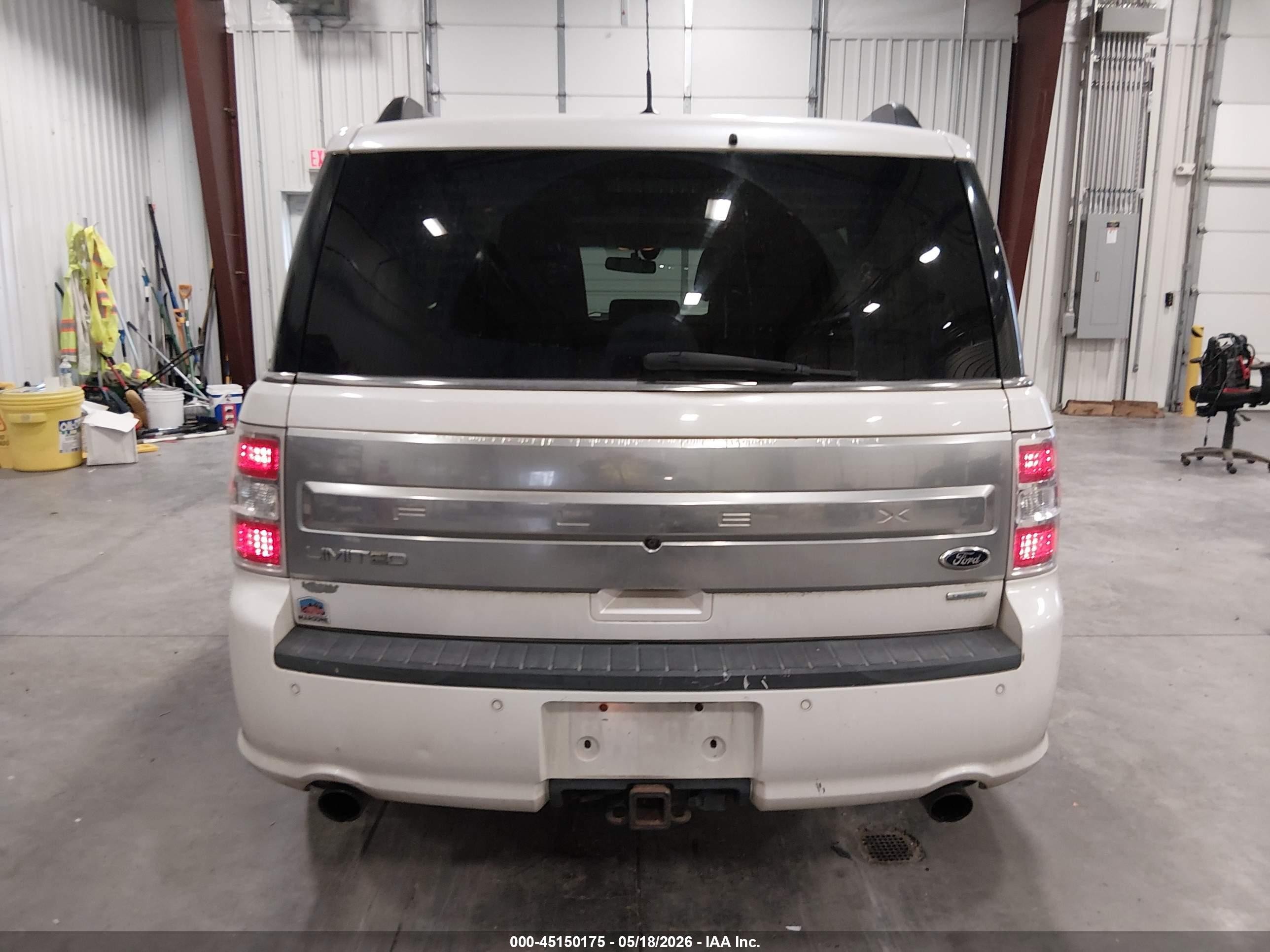 2013 Ford Flex Limited Белый vin: 2FMHK6DT3DBD28405