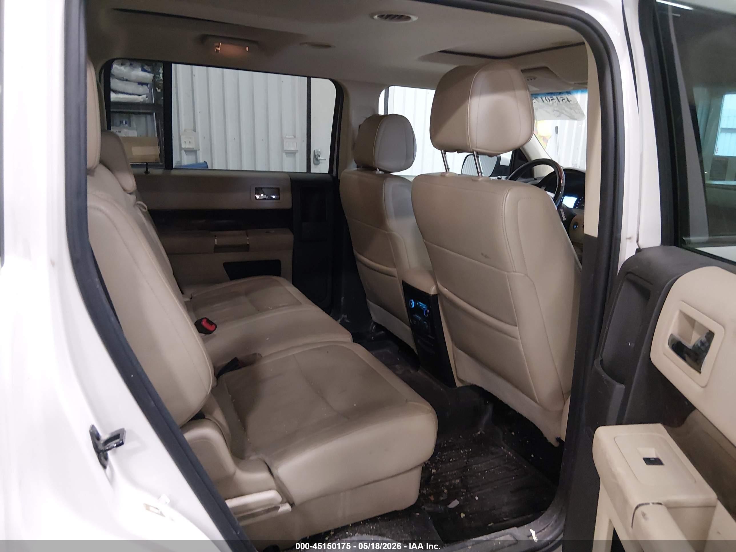 2013 Ford Flex Limited Белый vin: 2FMHK6DT3DBD28405