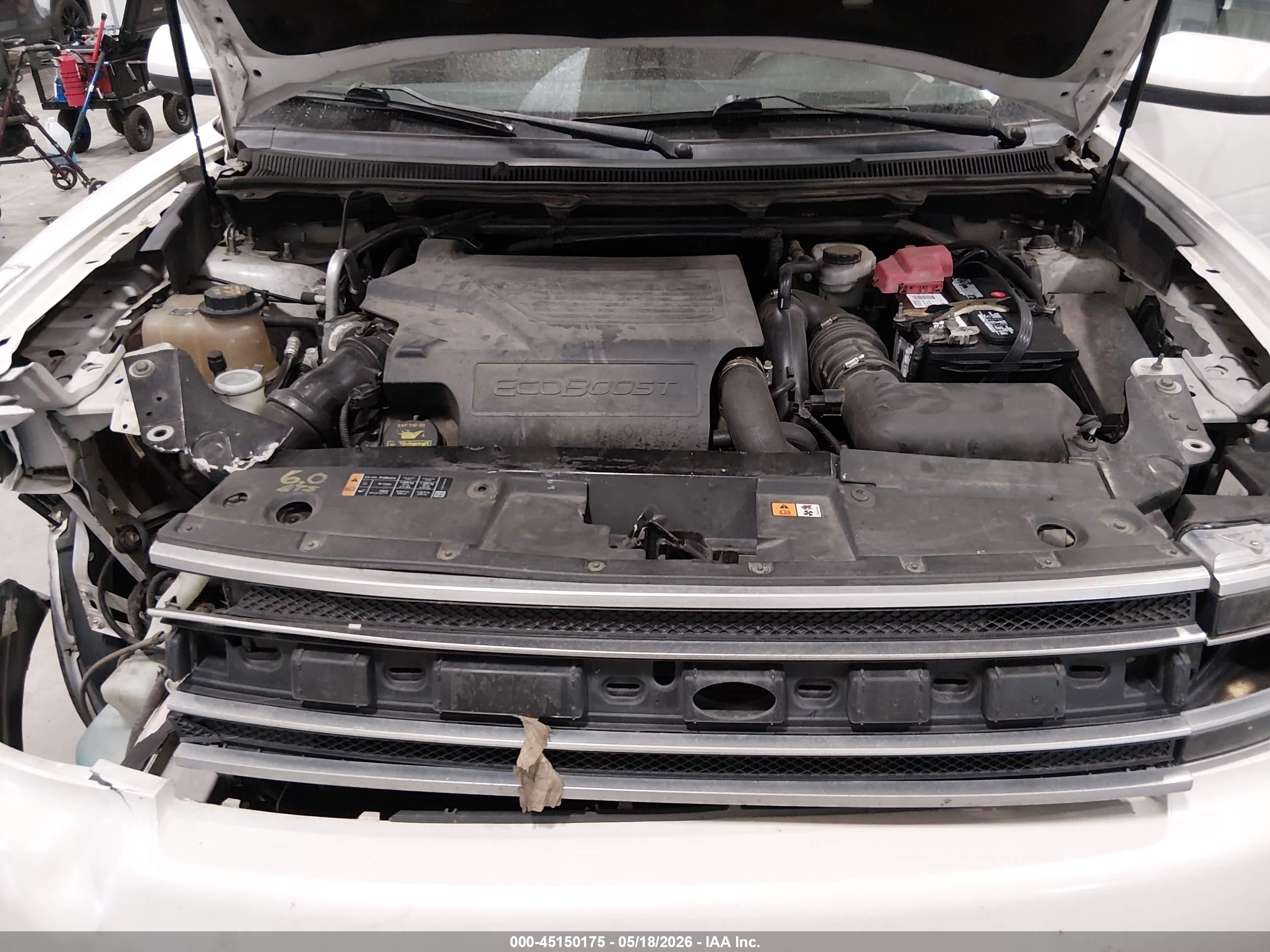 2013 Ford Flex Limited Белый vin: 2FMHK6DT3DBD28405