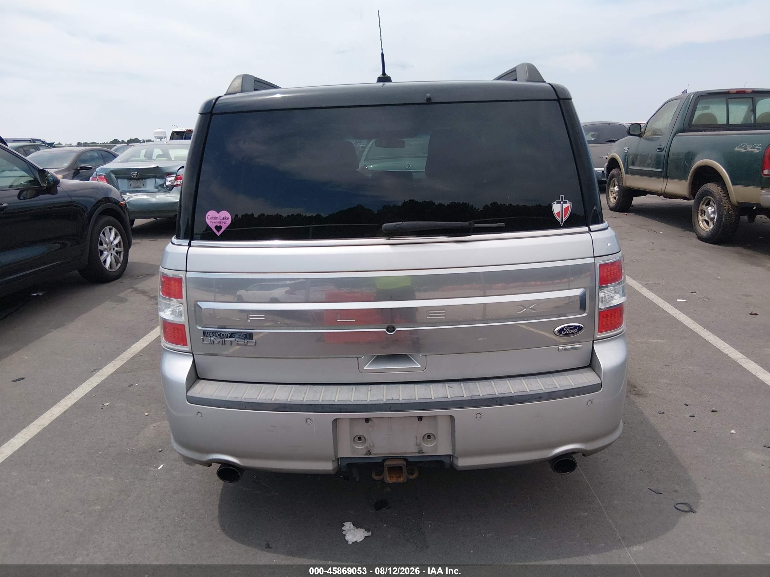 2014 Ford Flex Limited Silver vin: 2FMHK6DT3EBD40295