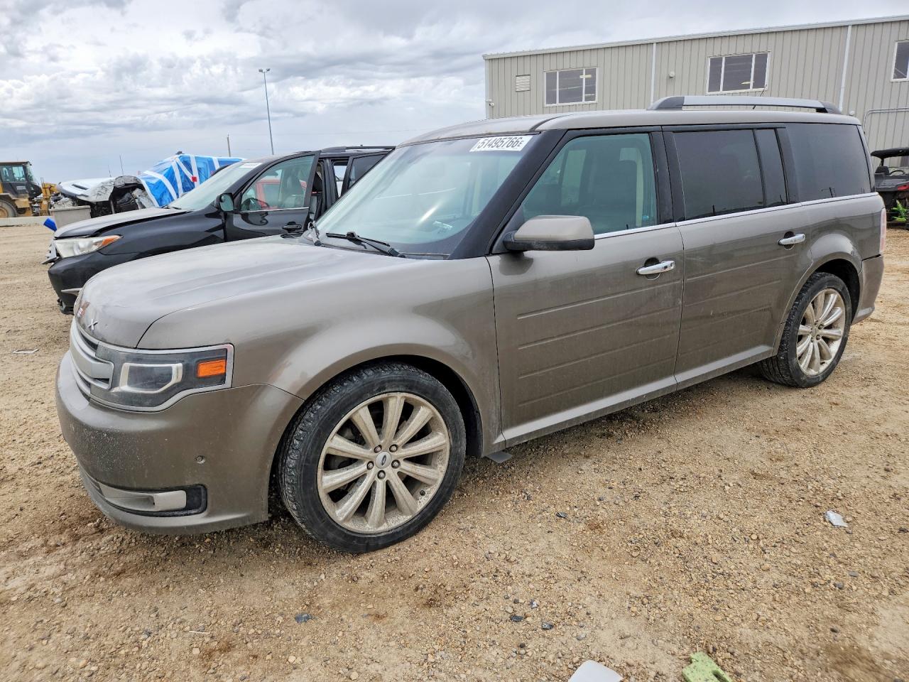 2013 Ford Flex Limited Brown vin: 2FMHK6DT5DBD11041