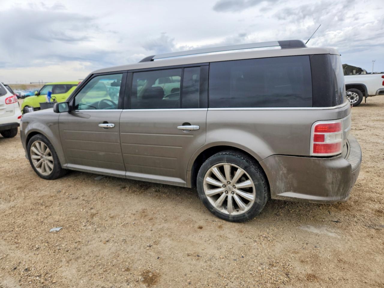 2013 Ford Flex Limited Brown vin: 2FMHK6DT5DBD11041