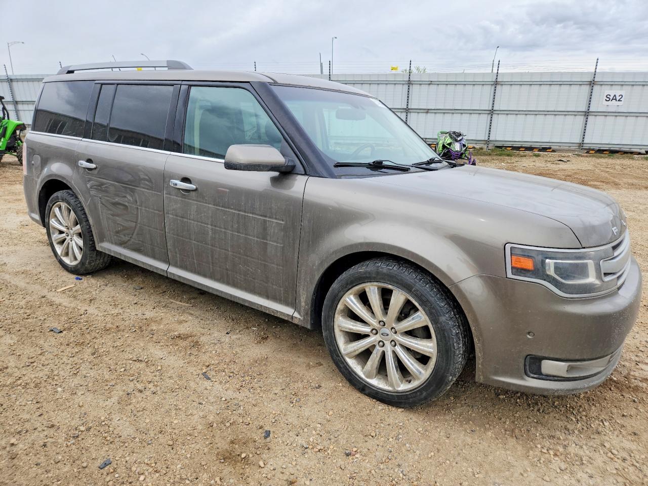2013 Ford Flex Limited Brown vin: 2FMHK6DT5DBD11041