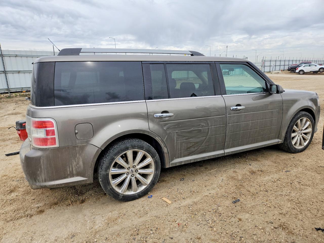 2013 Ford Flex Limited Brown vin: 2FMHK6DT5DBD11041