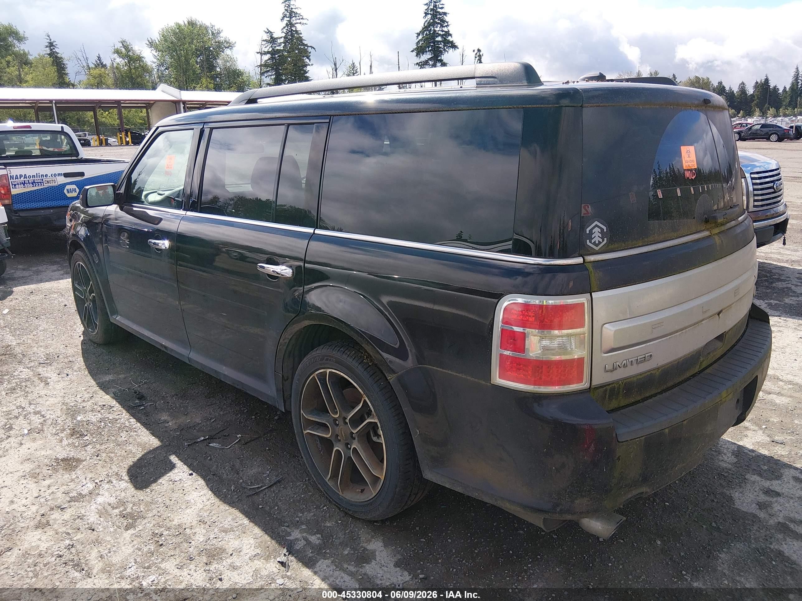 2013 Ford Flex Limited Black vin: 2FMHK6DT5DBD14036