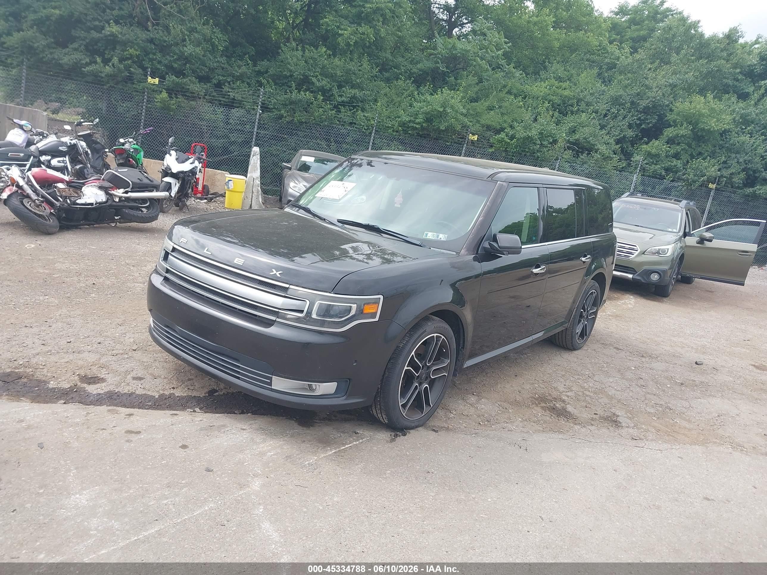 2013 Ford Flex Limited Black vin: 2FMHK6DT5DBD15008
