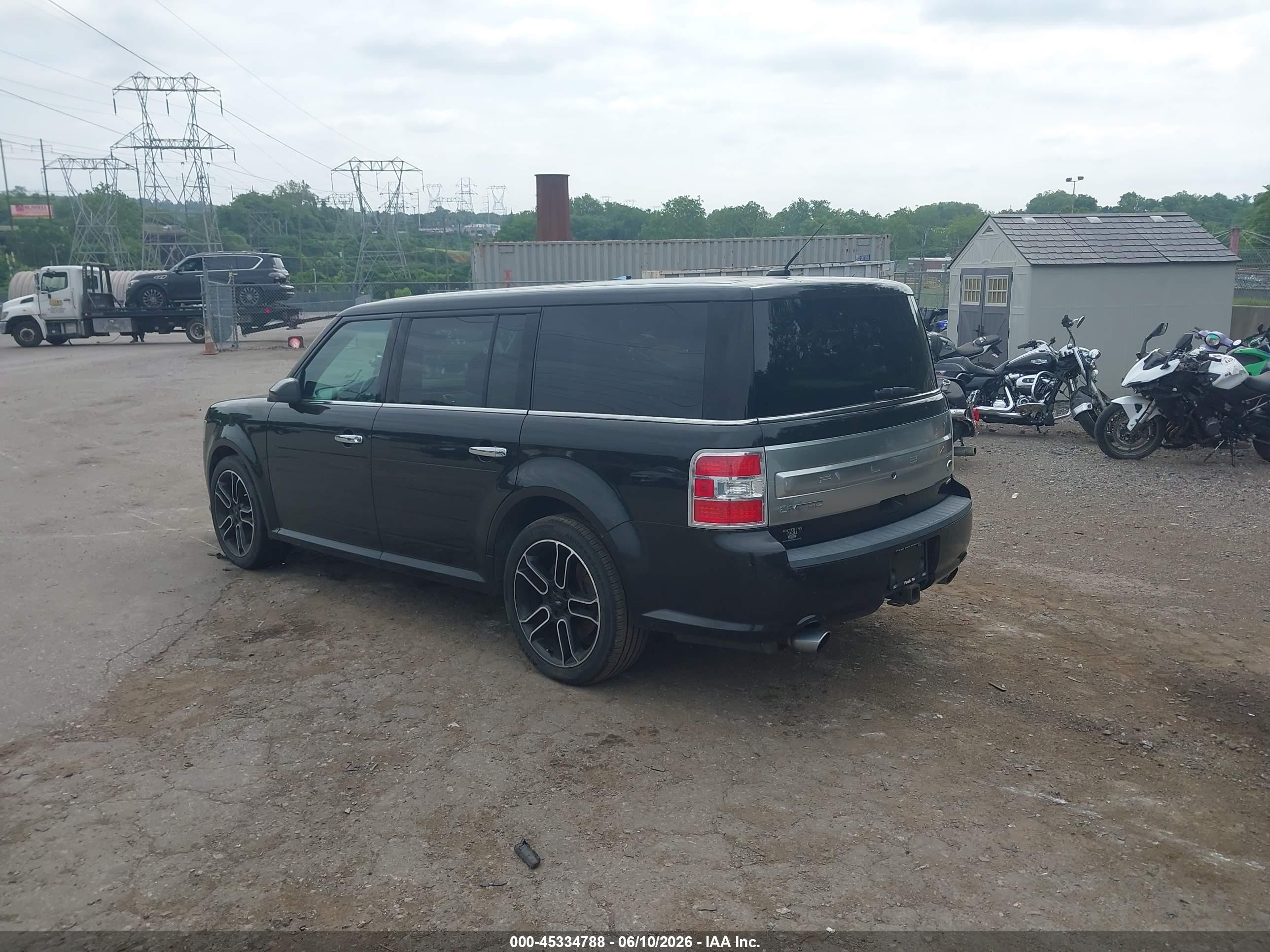 2013 Ford Flex Limited Black vin: 2FMHK6DT5DBD15008