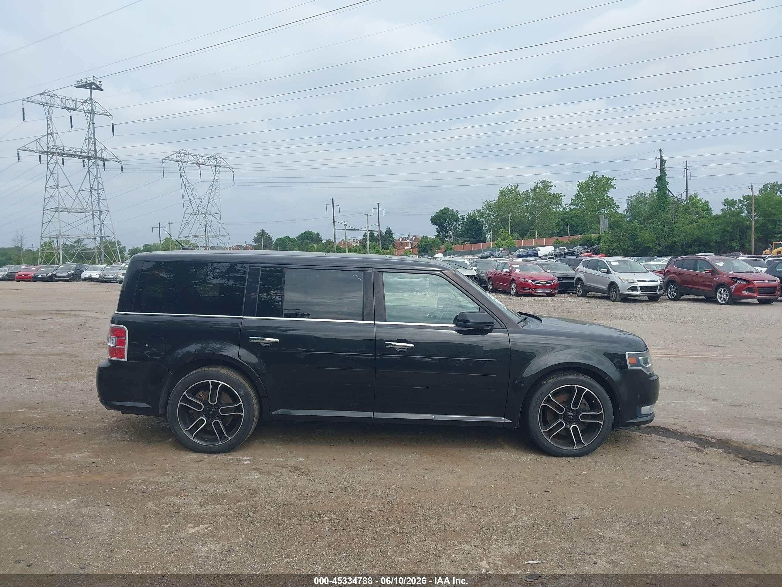 2013 Ford Flex Limited Black vin: 2FMHK6DT5DBD15008