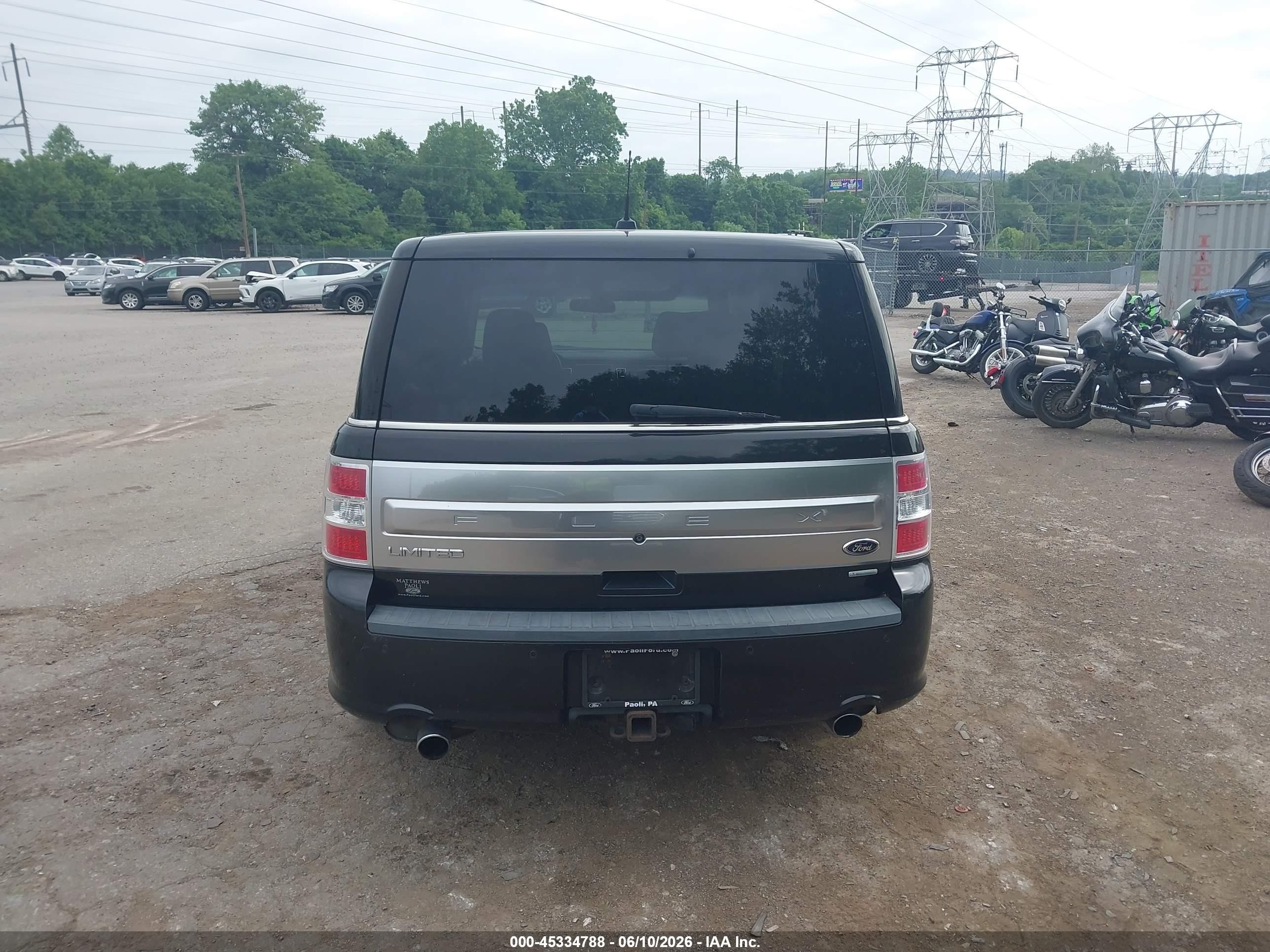 2013 Ford Flex Limited Black vin: 2FMHK6DT5DBD15008