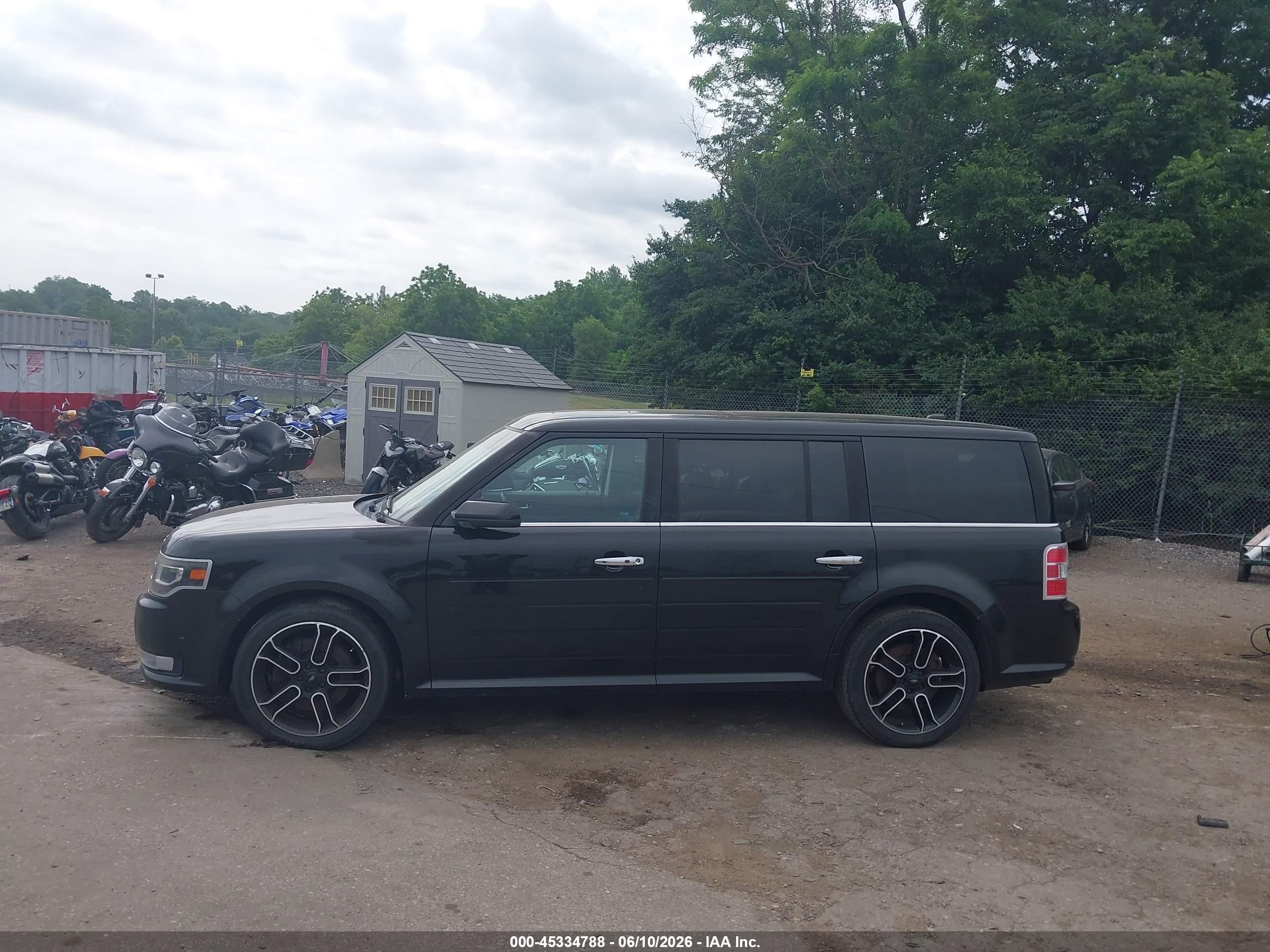 2013 Ford Flex Limited Black vin: 2FMHK6DT5DBD15008