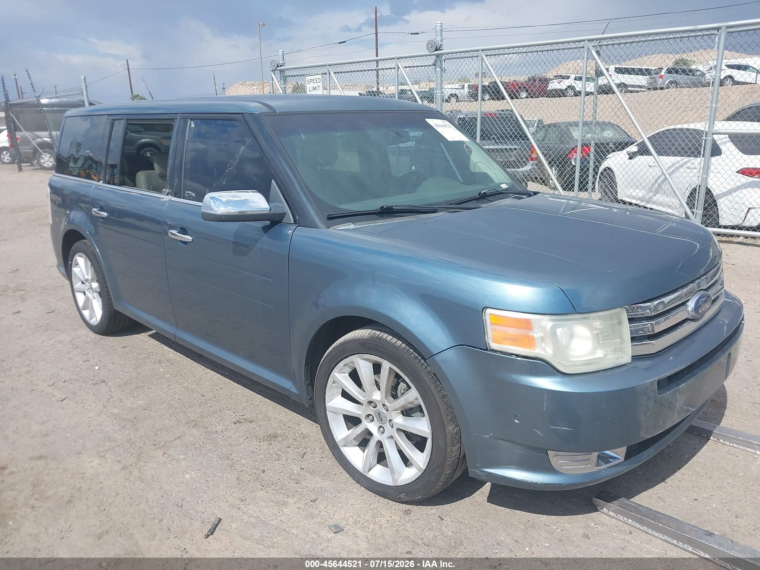 2010 Ford Flex Limited Blue vin: 2FMHK6DT6ABA38655