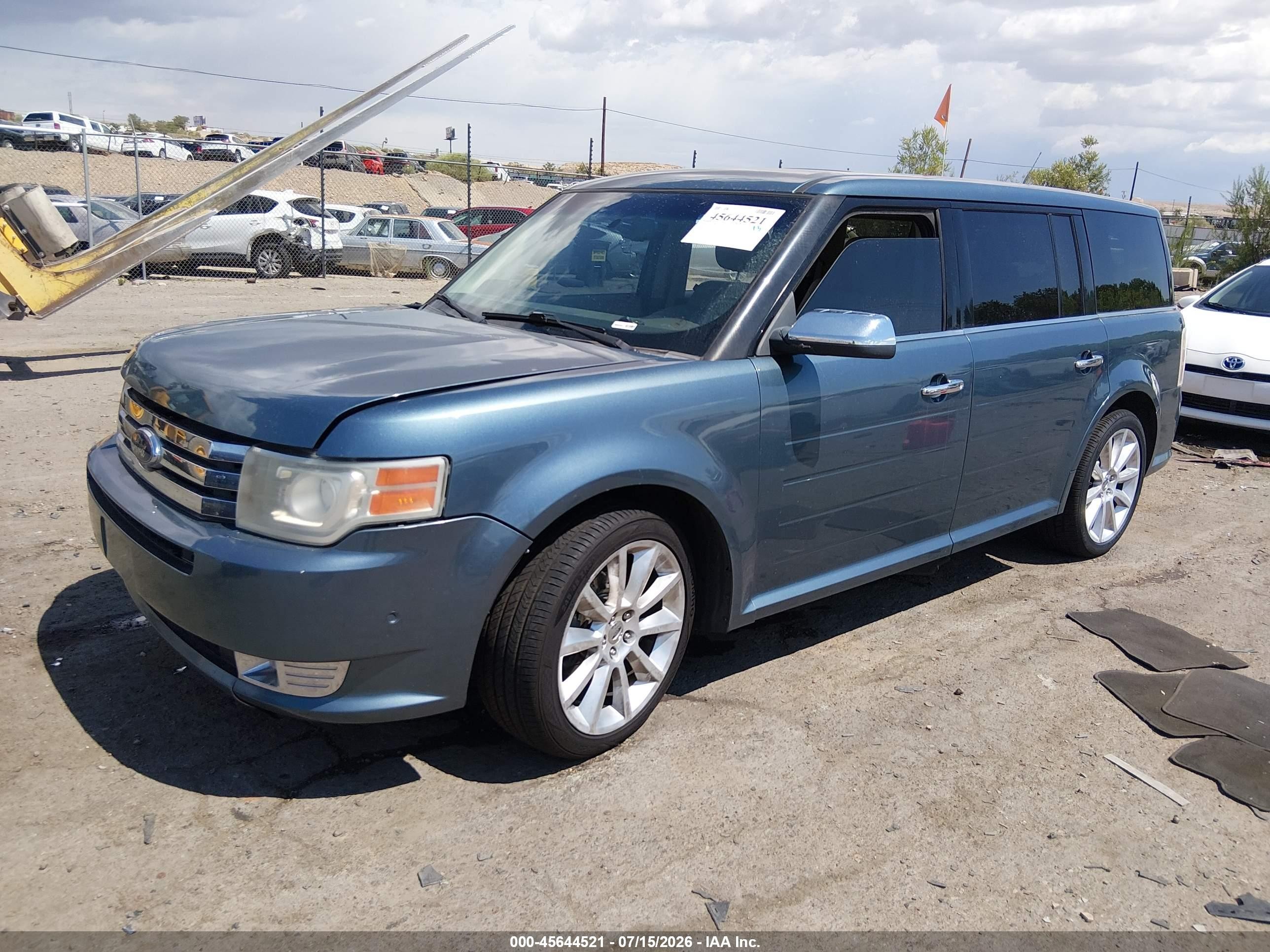 2010 Ford Flex Limited Blue vin: 2FMHK6DT6ABA38655