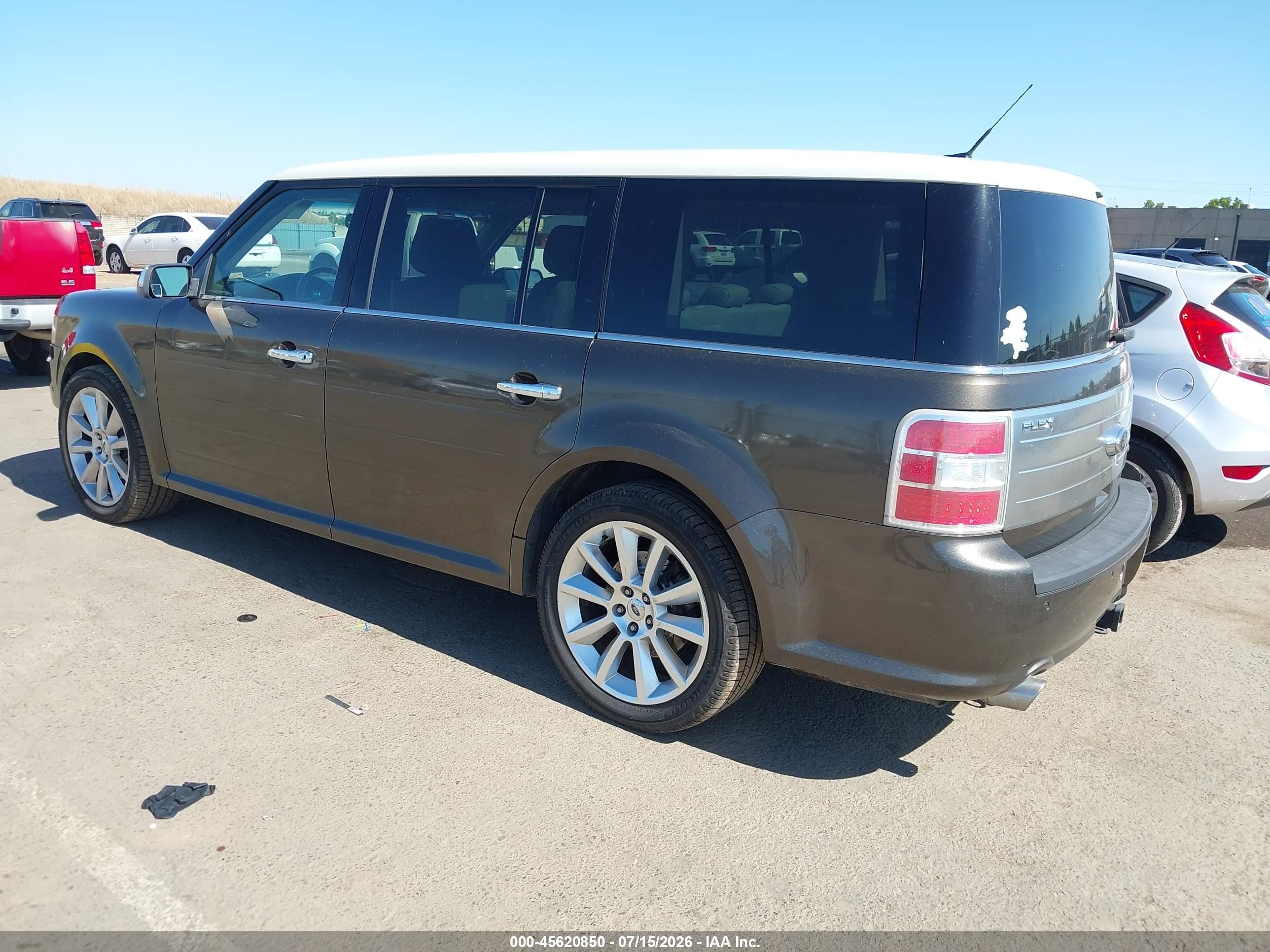 2011 Ford Flex Limited Brown vin: 2FMHK6DT6BBD14558