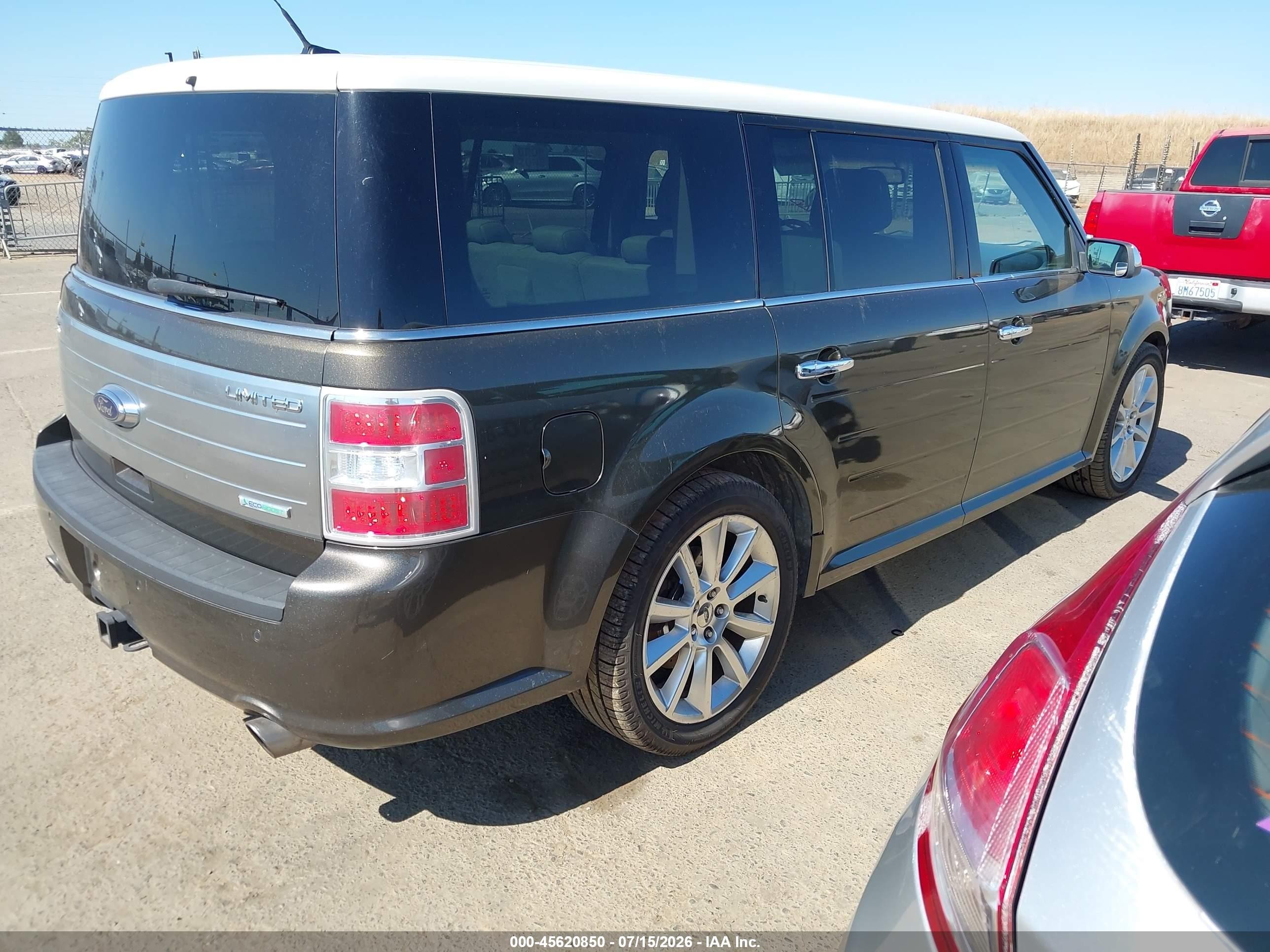 2011 Ford Flex Limited Brown vin: 2FMHK6DT6BBD14558