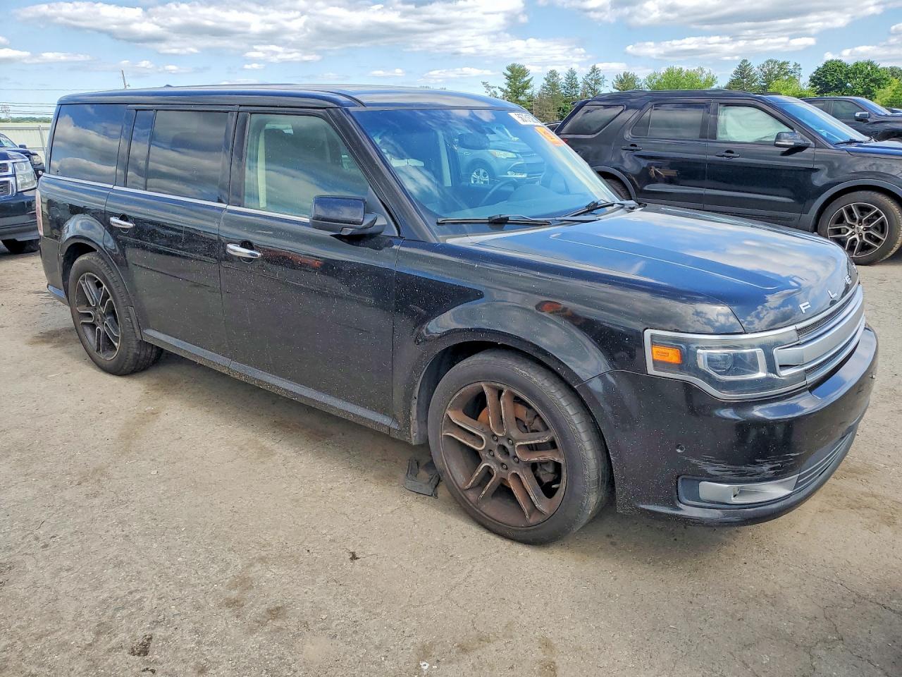 2013 Ford Flex Limited Black vin: 2FMHK6DT6DBD00114