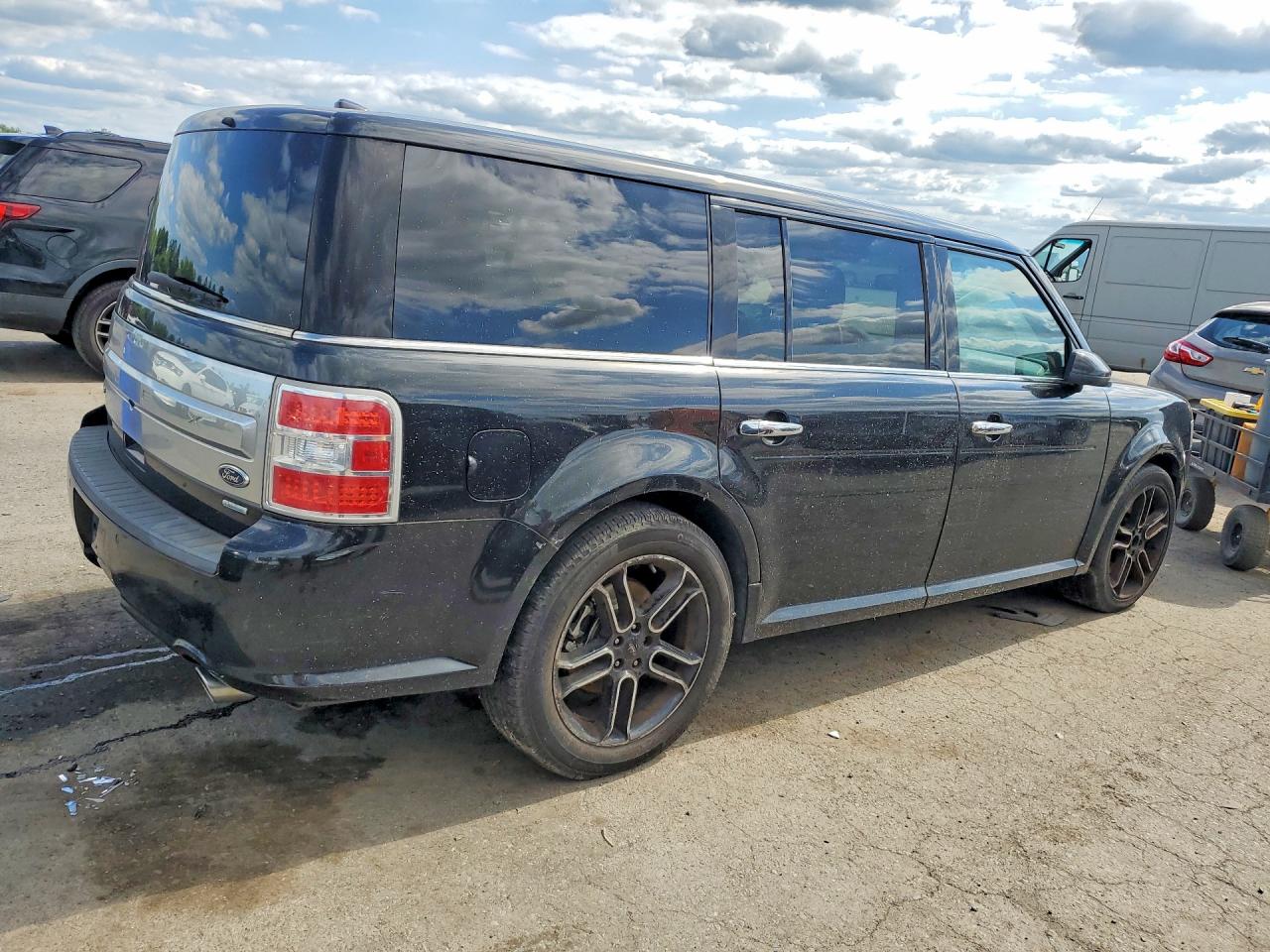 2013 Ford Flex Limited Black vin: 2FMHK6DT6DBD00114
