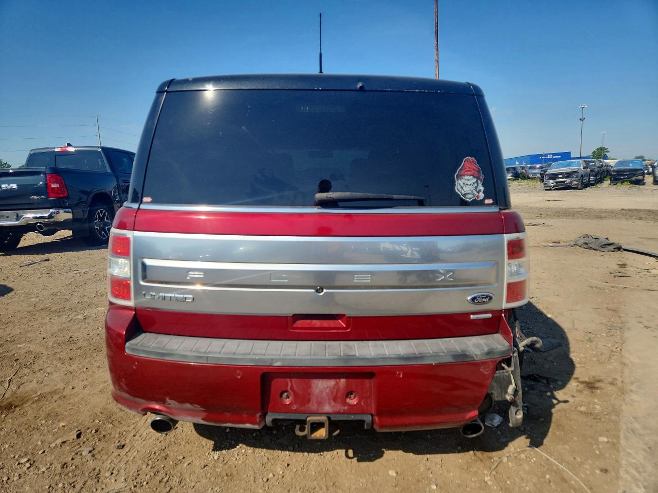 2013 Ford Flex Limited Red vin: 2FMHK6DT6DBD08536