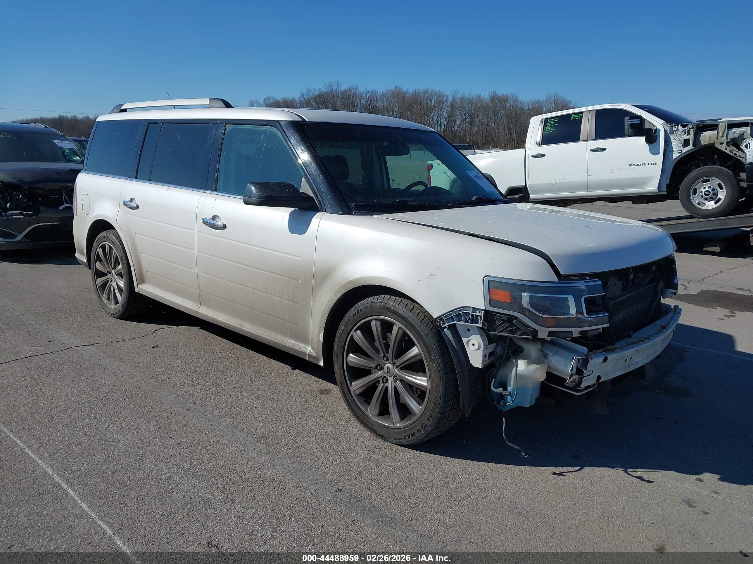 2013 Ford Flex Limited Белый vin: 2FMHK6DT6DBD39639