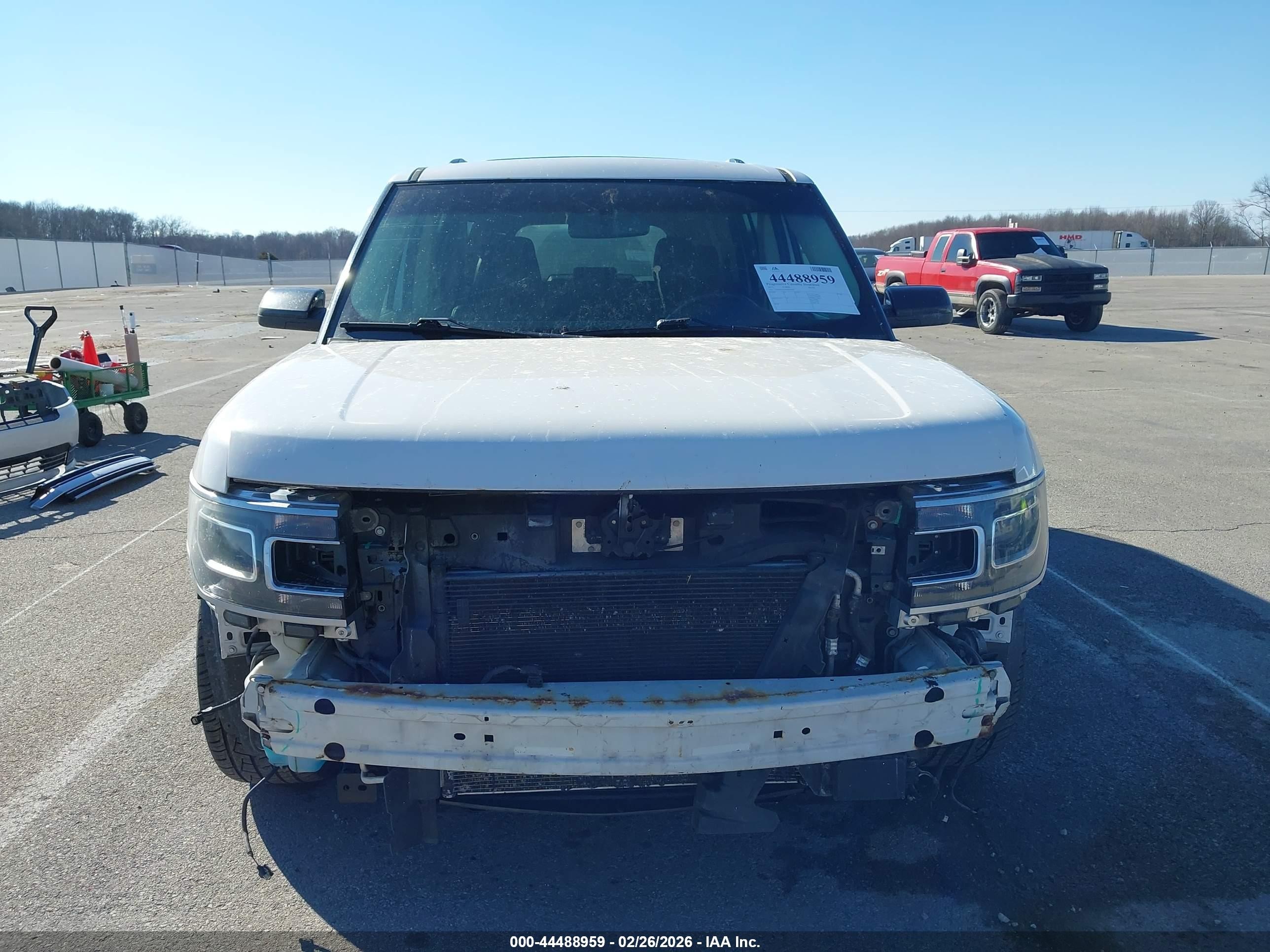 2013 Ford Flex Limited White vin: 2FMHK6DT6DBD39639