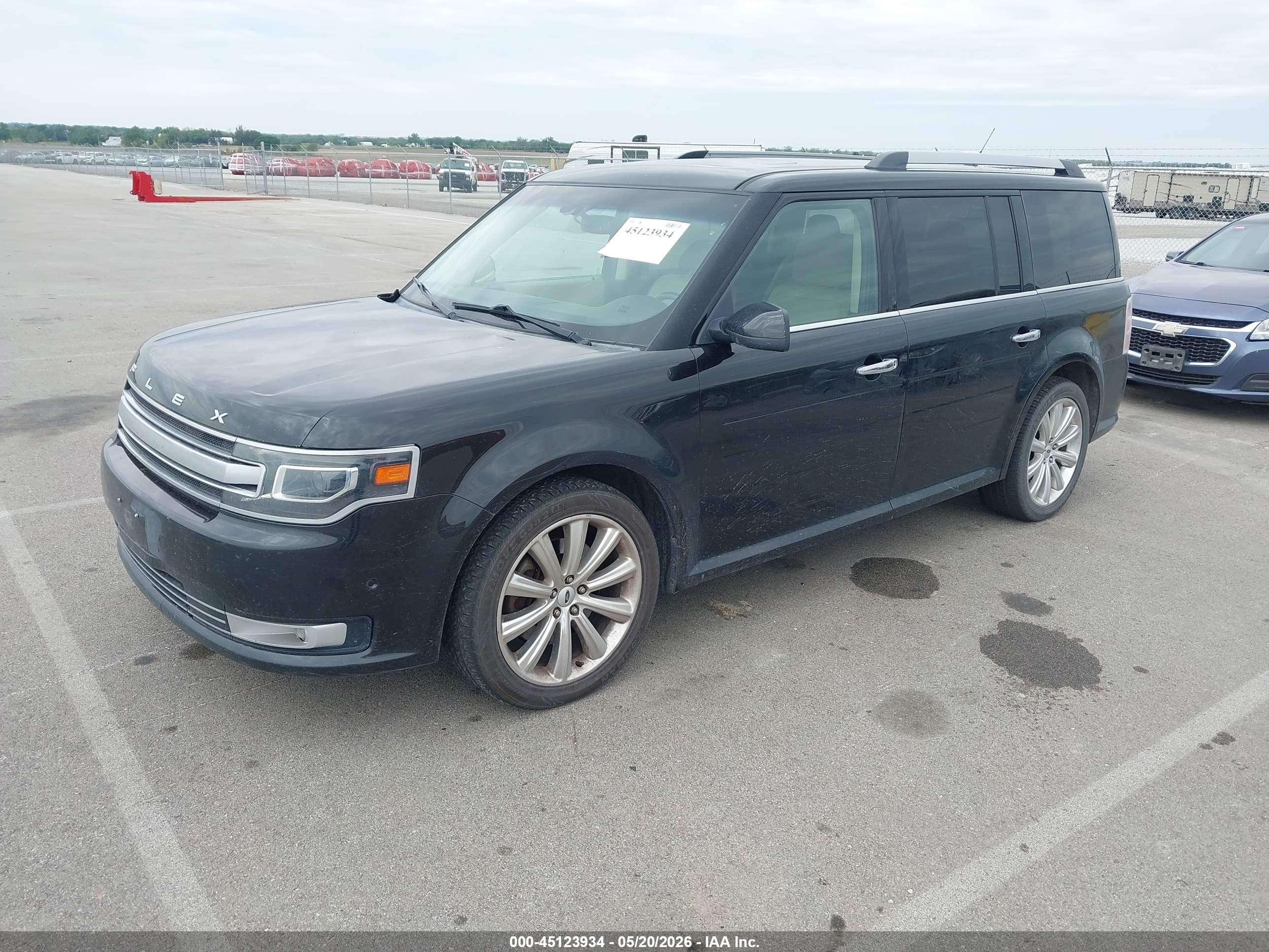 2014 Ford Flex Limited Black vin: 2FMHK6DT7EBD00981