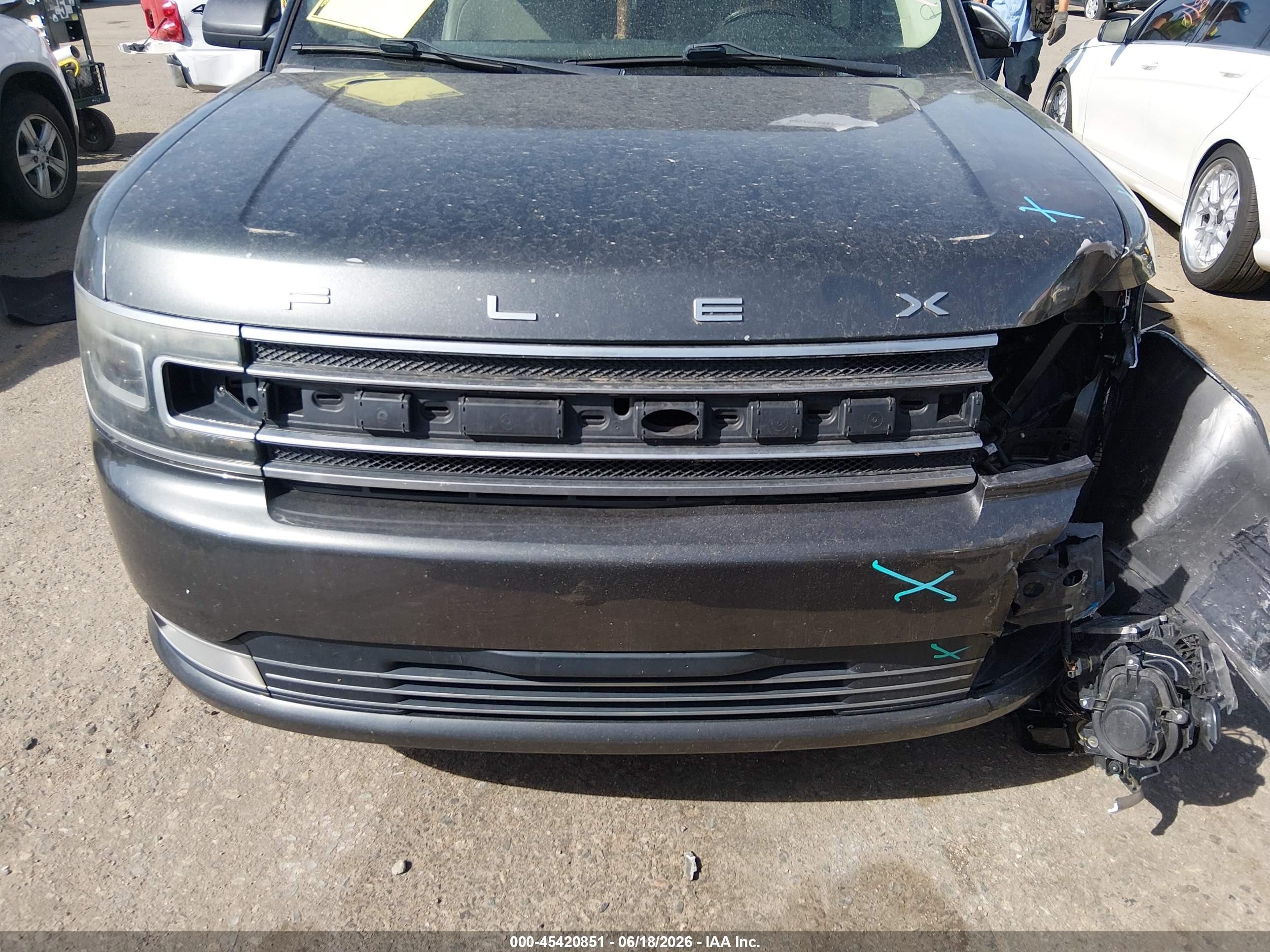 2015 Ford Flex Limited Gray vin: 2FMHK6DT7FBA08989