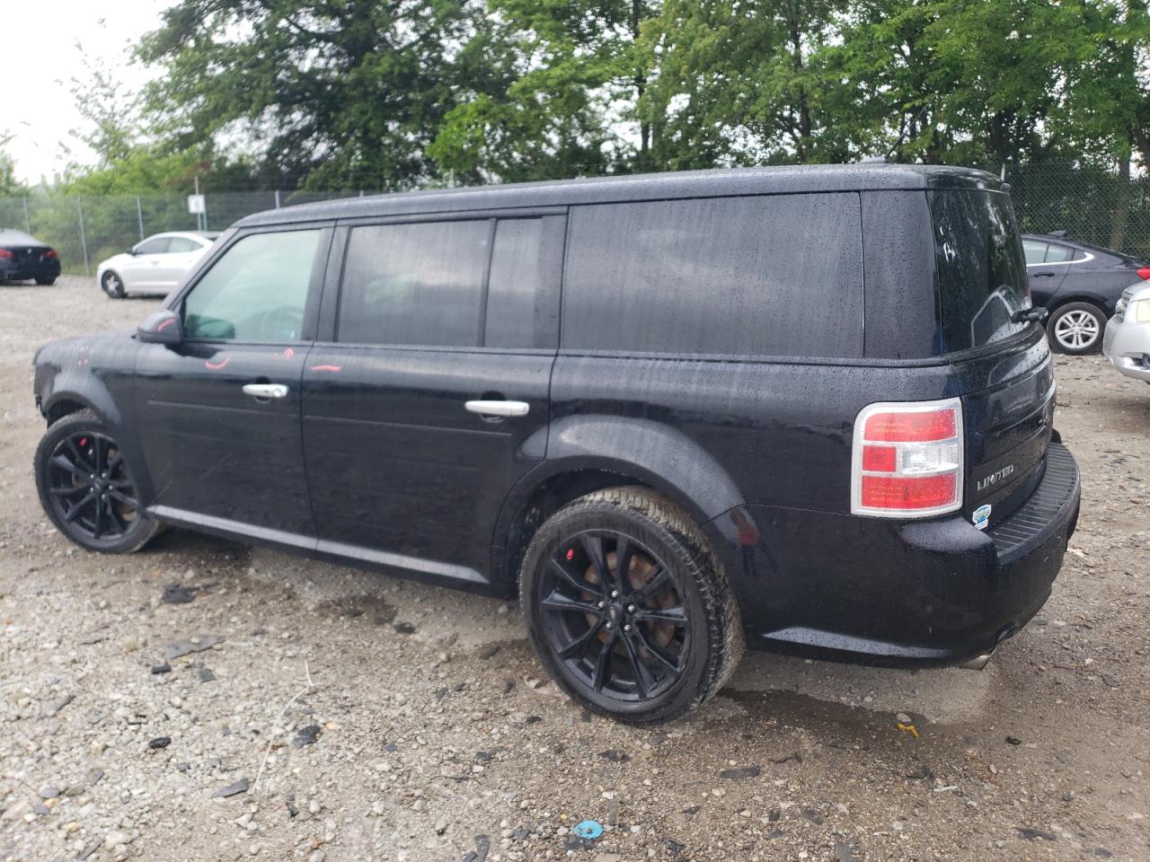 2017 Ford Flex Limited Черный vin: 2FMHK6DT7HBA08770