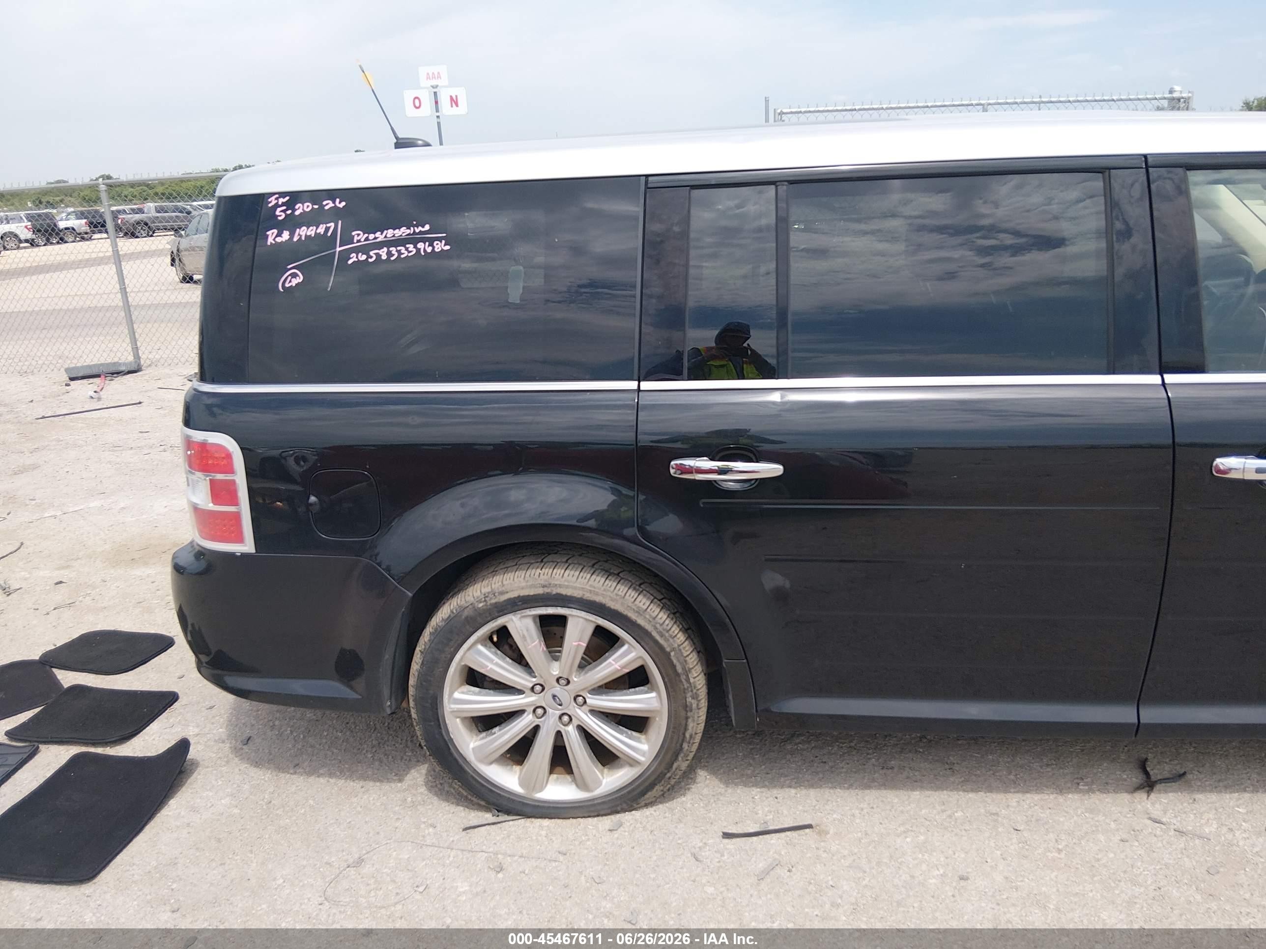 2013 Ford Flex Limited Black vin: 2FMHK6DT8DBD00549